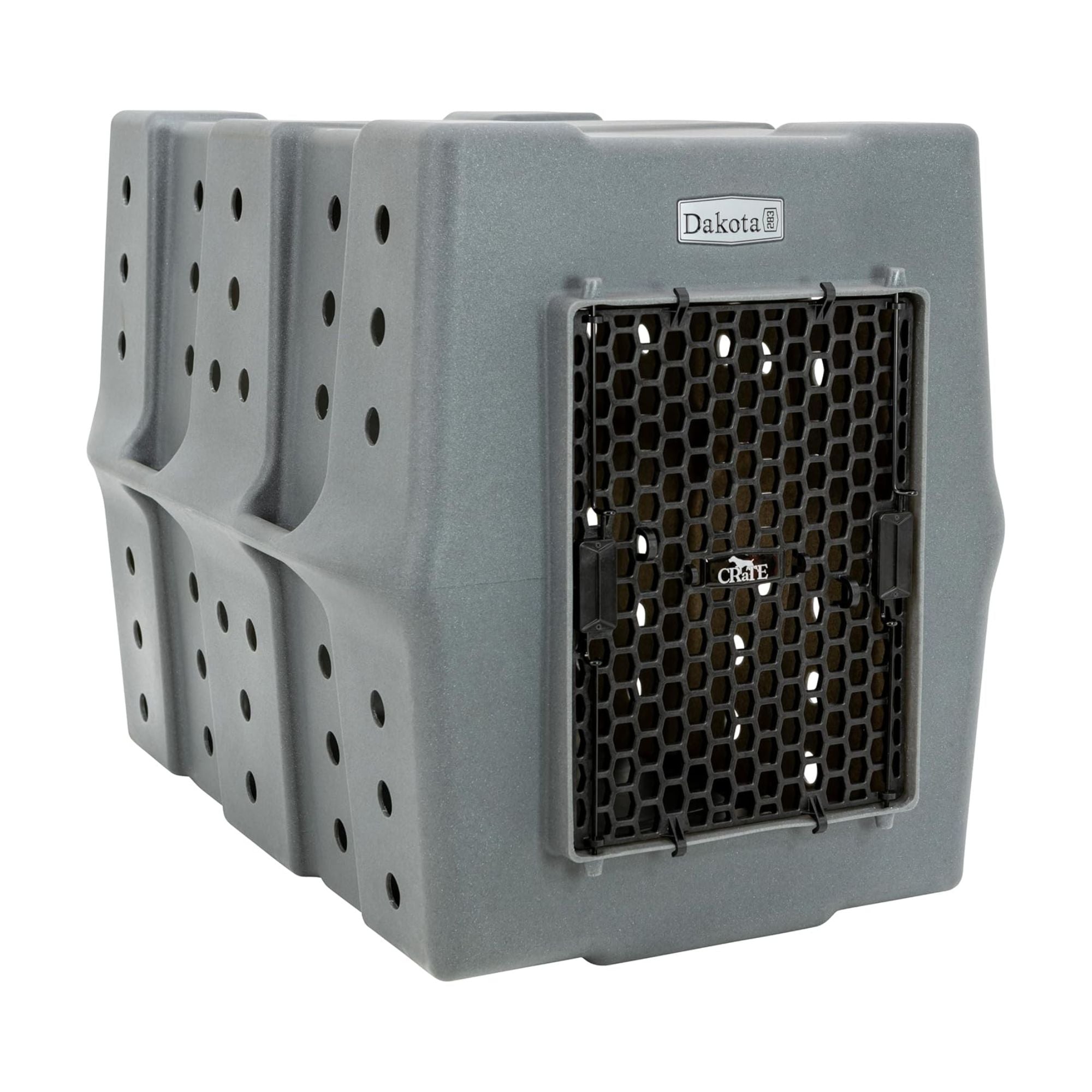 Dakota 283 Canine Rough and Tough Economy Pet Kennel, X-Large, Dark Granite - VMInnovations