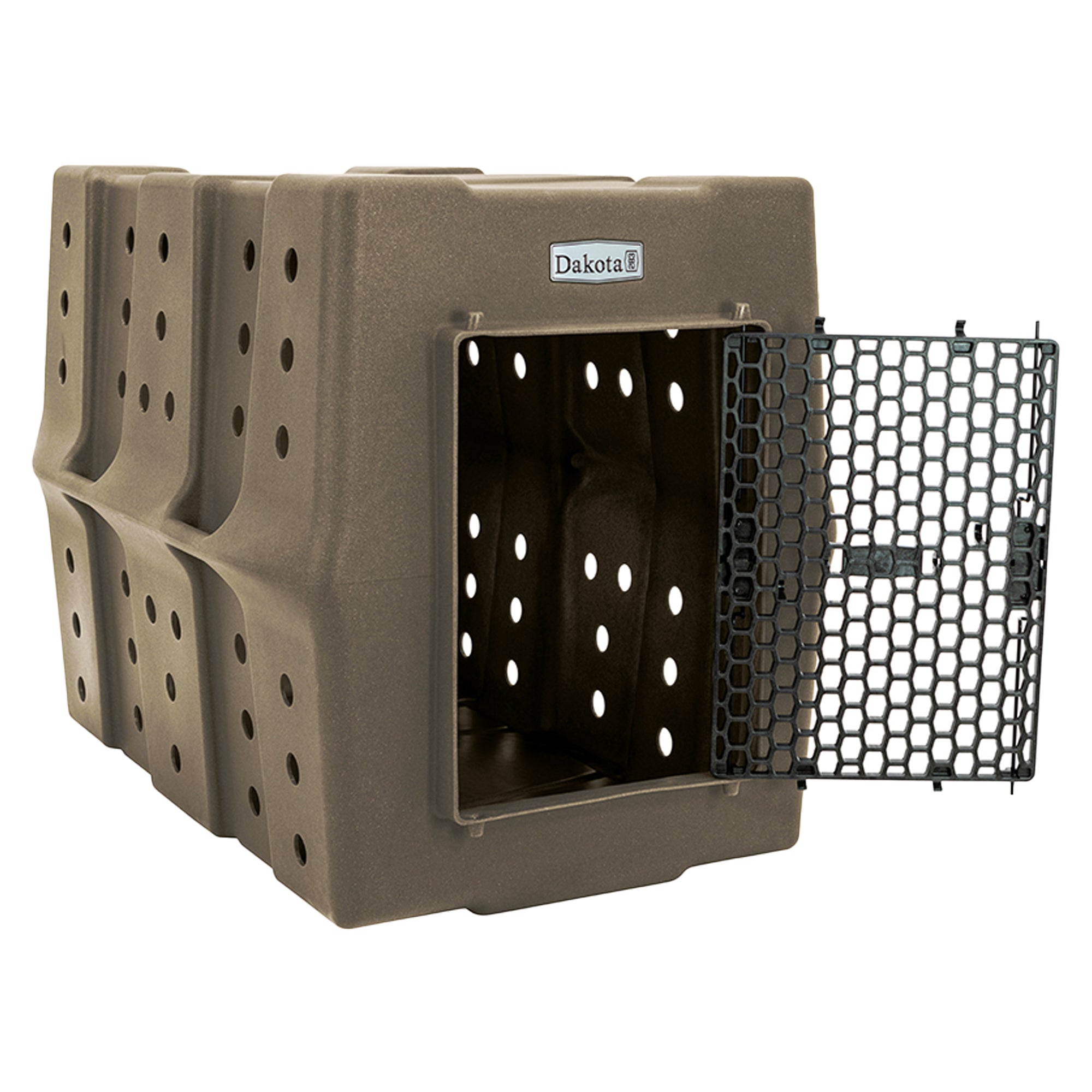 Dakota 283 Canine Rough and Tough Economy Pet Kennel, Coyote Granite (Open Box) - VMInnovations