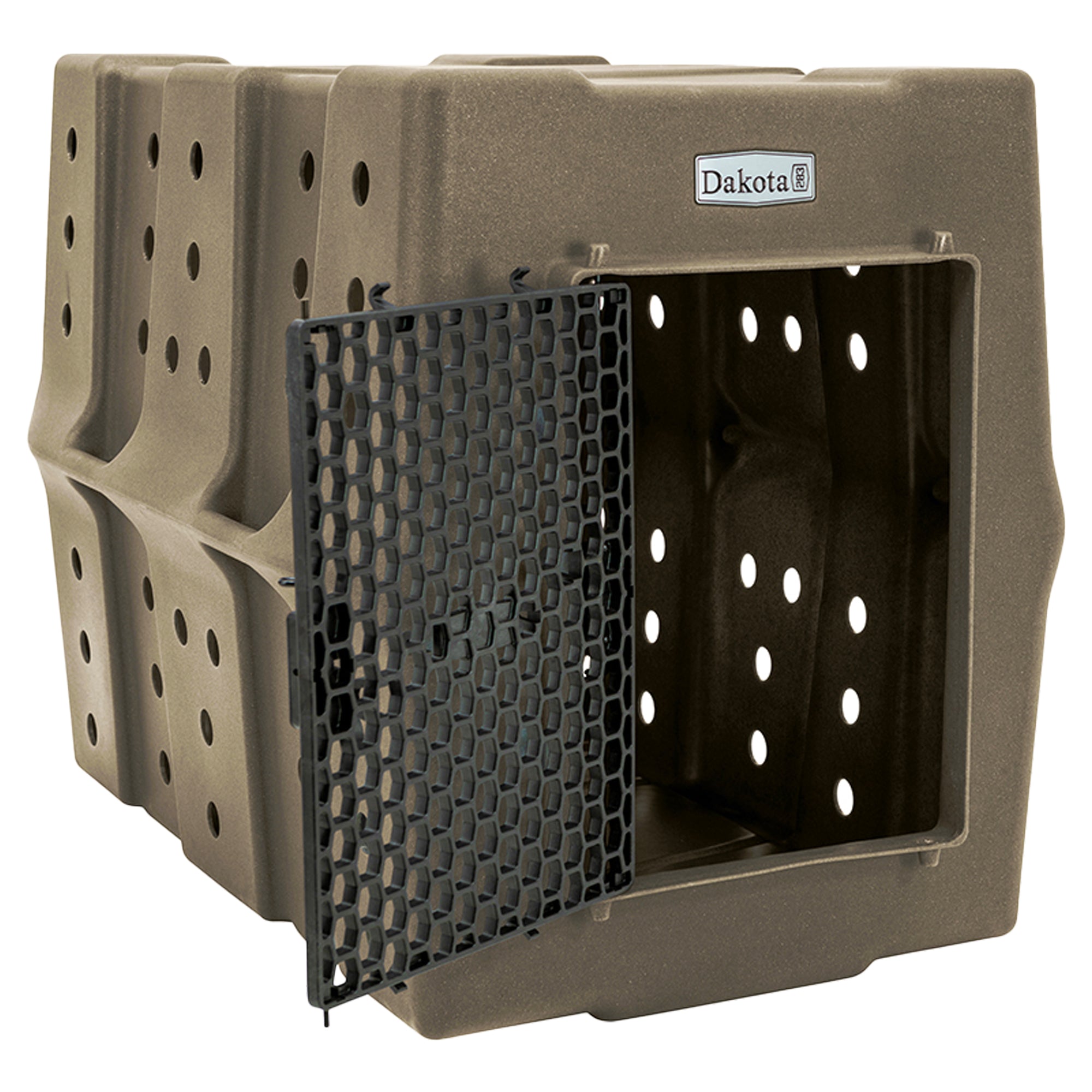 Dakota 283 Canine Rough and Tough Economy Pet Kennel, Coyote Granite (Open Box) - VMInnovations