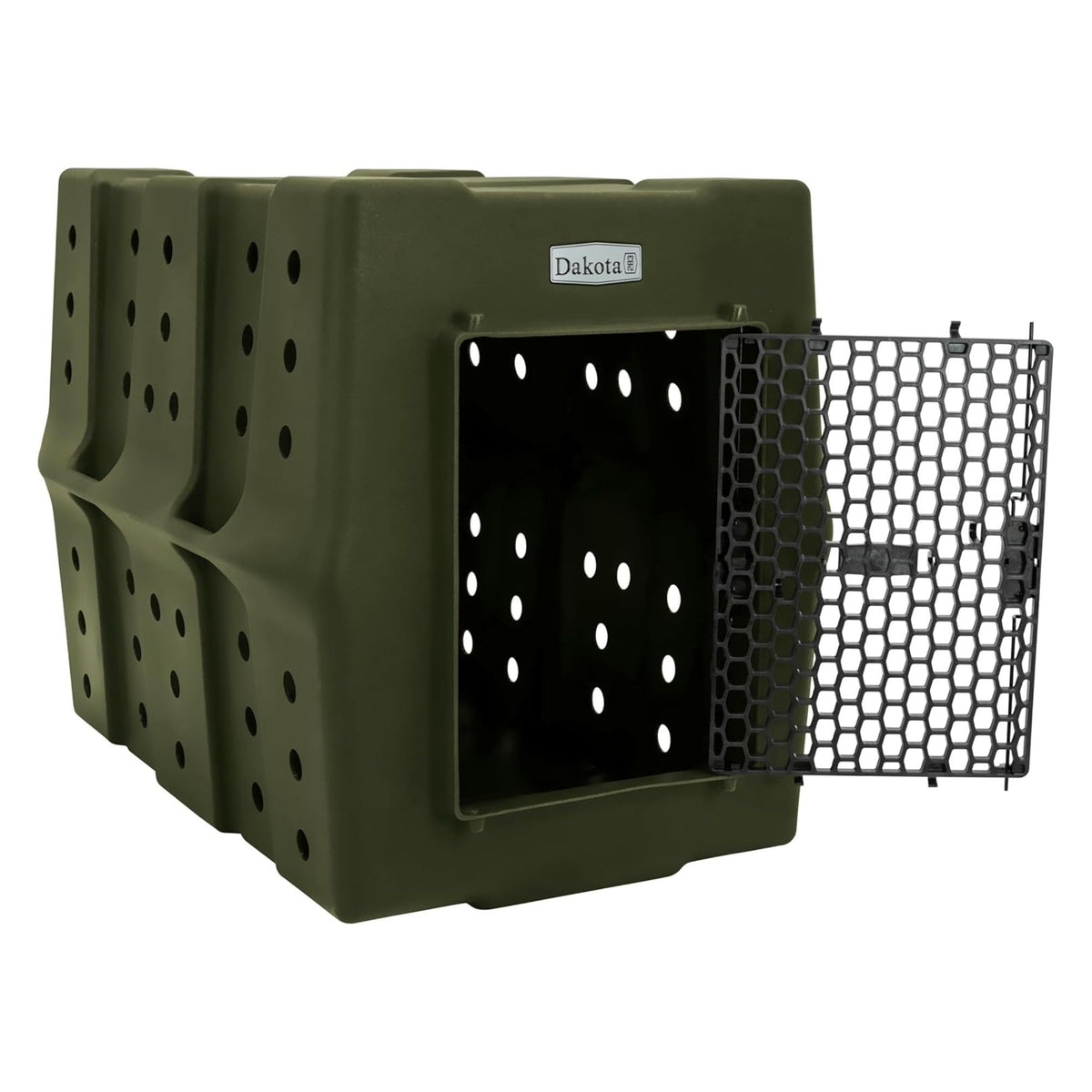 Dakota 283 Canine Rough and Tough Economy Kennel, Pet Crate, X-Large, Olive (For Parts)