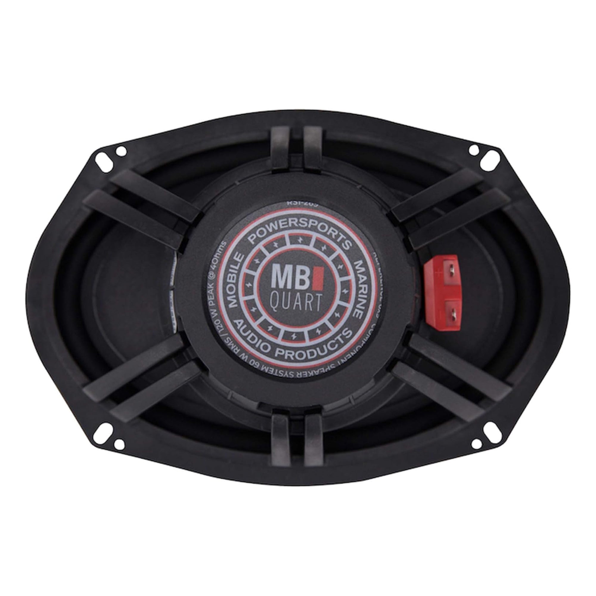 MB Quart 6"x9" Coaxial Reference Car Speaker System, 2-Way Audio, 240W Output - VMInnovations