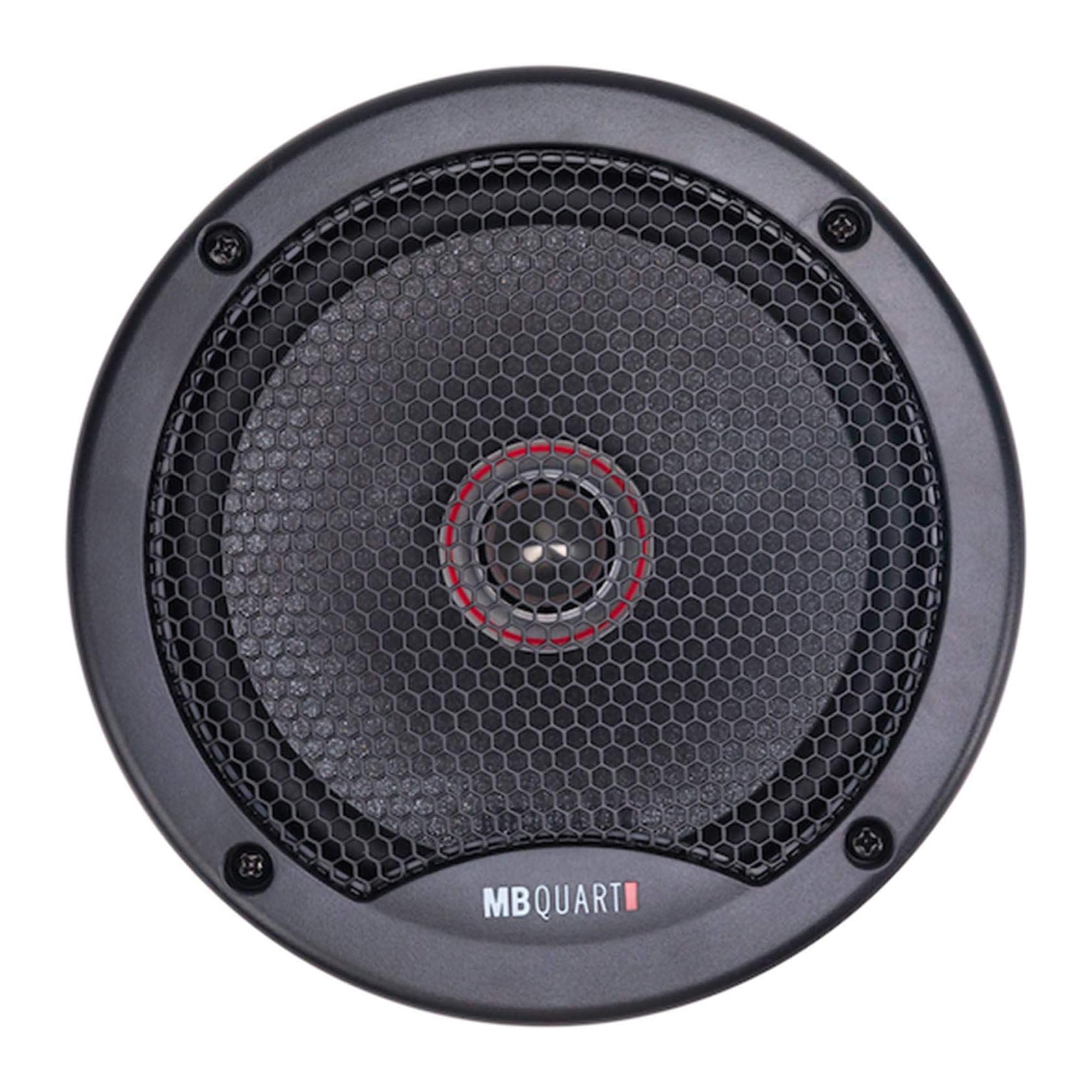 MB Quart PS1-216 Premium 6.5 Inch Car Speakers, 240 Watts, 2 Way, Black/Red