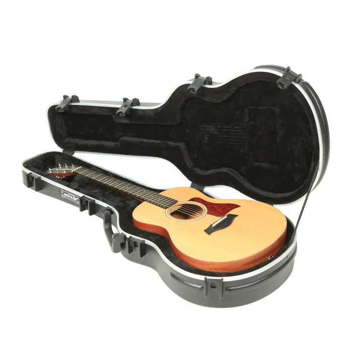 SKB Taylor GS Mini Acoustic Guitar Hard Case, Locks, Handle, Protection, Black - VMInnovations