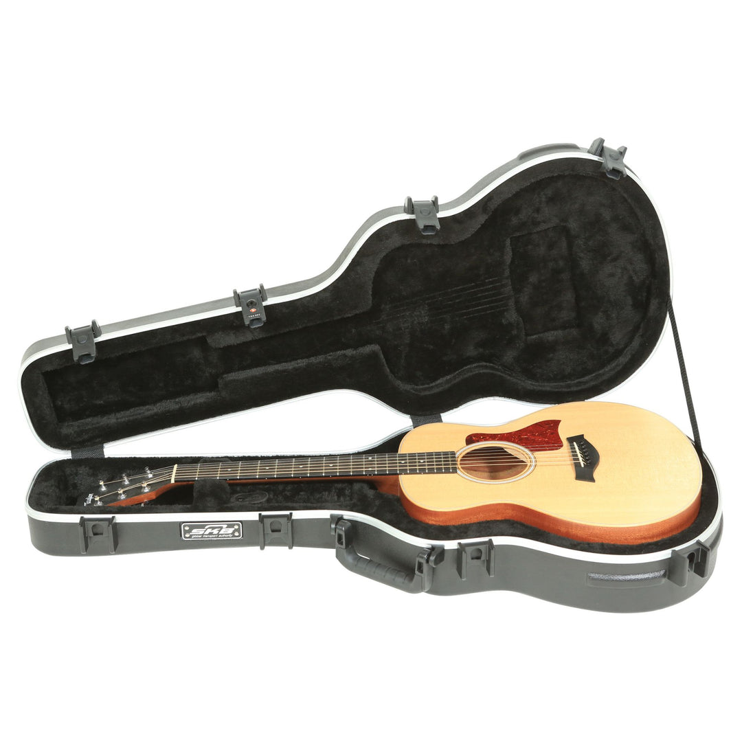 SKB Taylor GS Mini Acoustic Guitar Hard Case, Locks, Handle, Protection, Black - VMInnovations