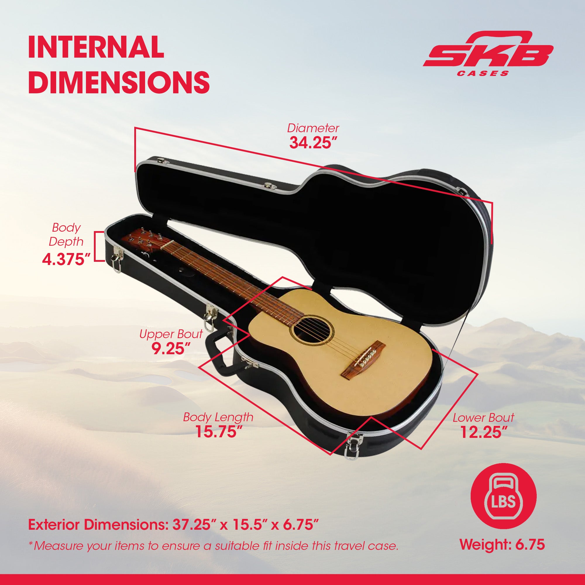 SKB cases Hardshell Guitar Travel Case for Baby Taylor/Martin LXModels(Open Box) - VMInnovations