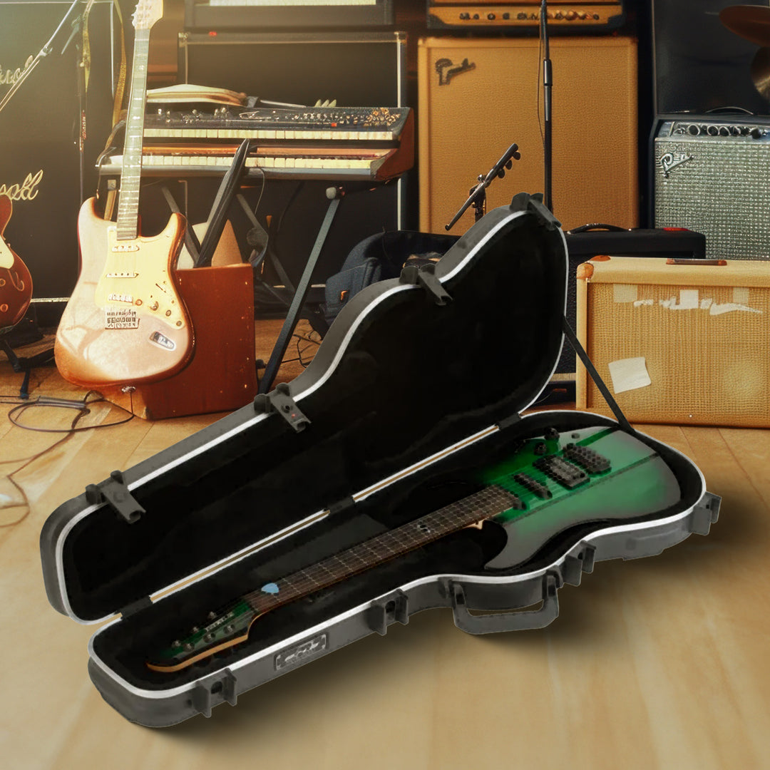SKB Cases Standard Electric Guitar Shaped Case with TSA Recognized Locking Latch - VMInnovations