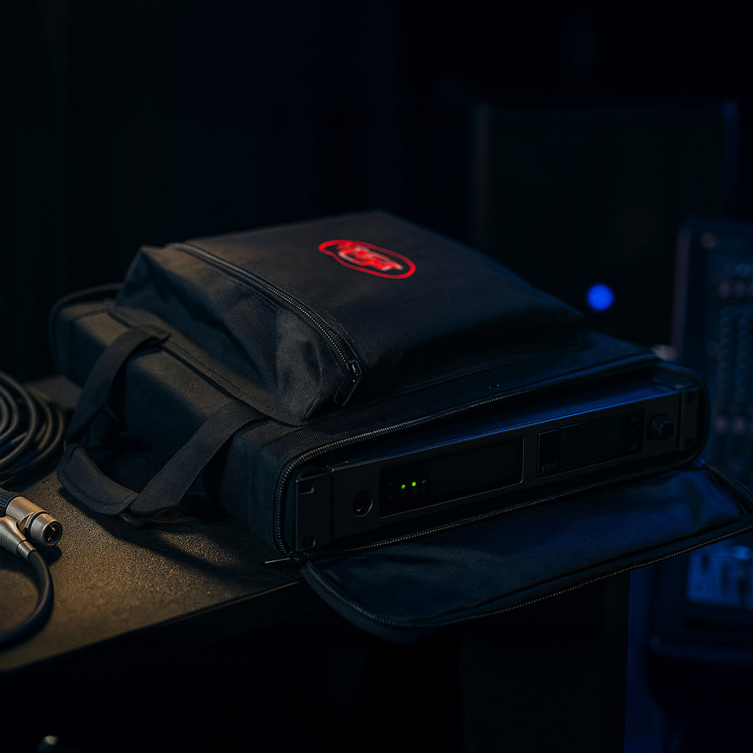 SKB Cases 1U Soft Rack Case for Wireless Microphone Systems with Steel Rails - VMInnovations