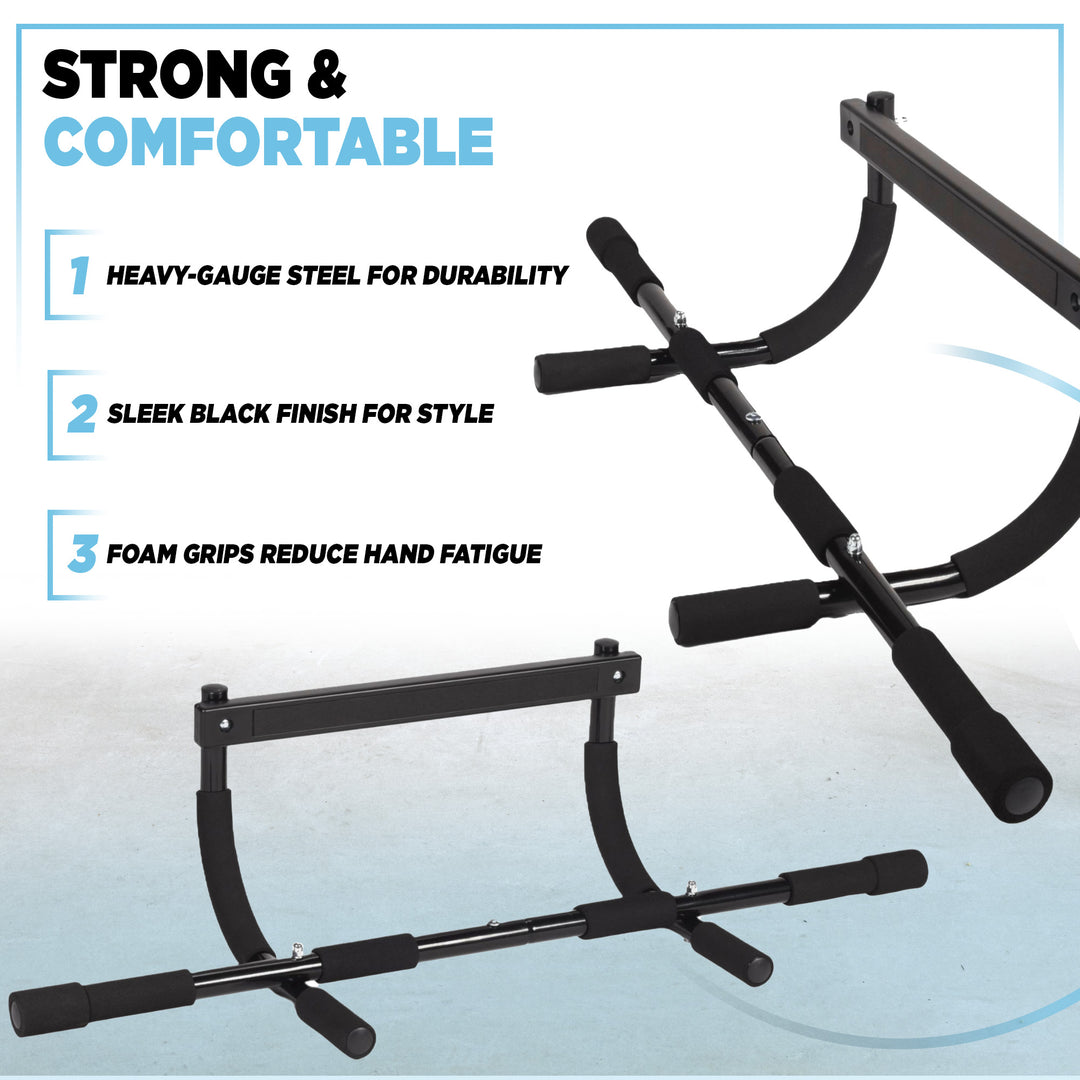 Stamina Products Multi-Function Pull-Up Bar for At-Home Upper-Body Workouts - VMInnovations