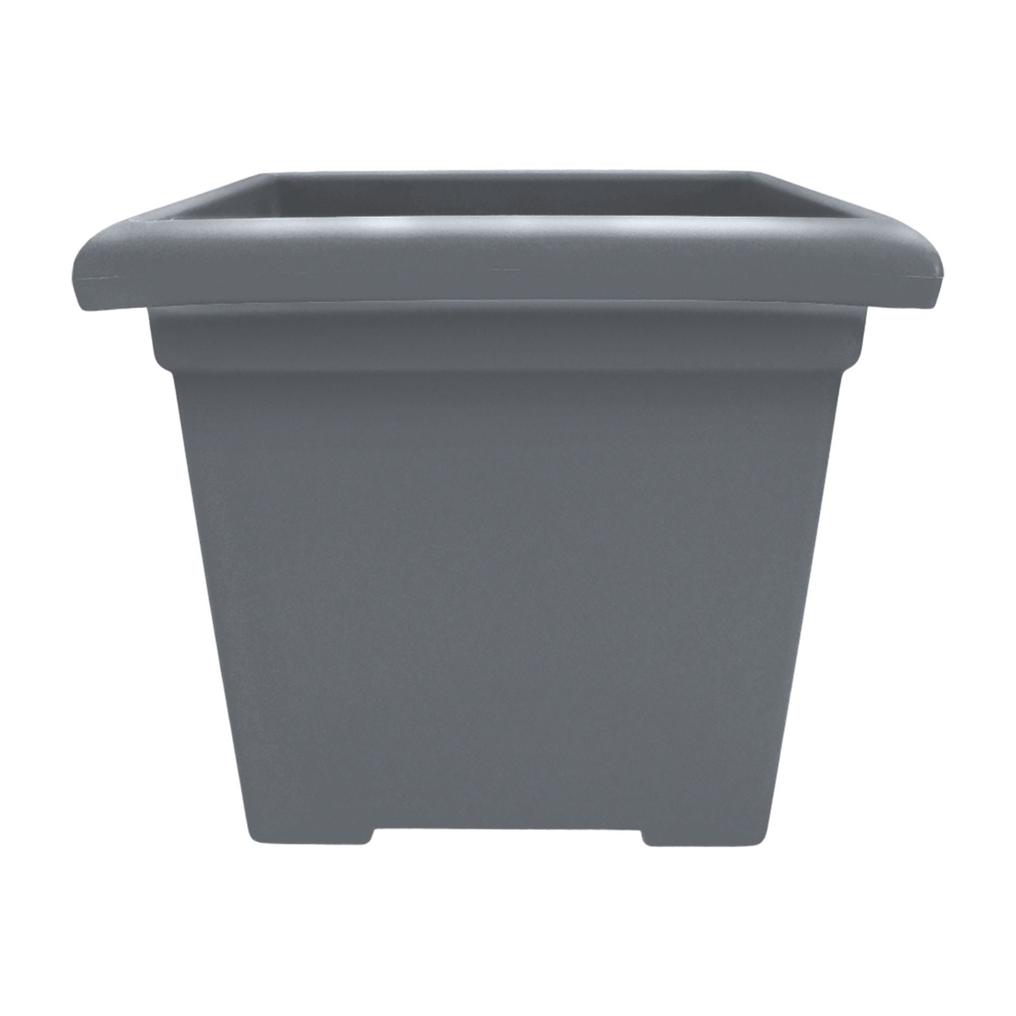 The HC Companies Accent Square Plastic Plant Pot with Drainage, 15.5", (Used) - VMInnovations