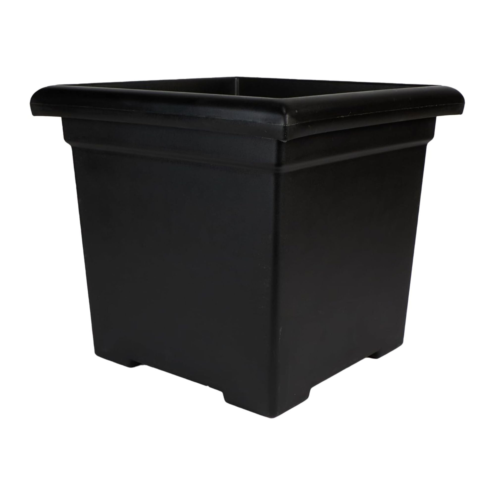 The HC Companies Accent Square Plastic Plant Pot with Drainage (Used)