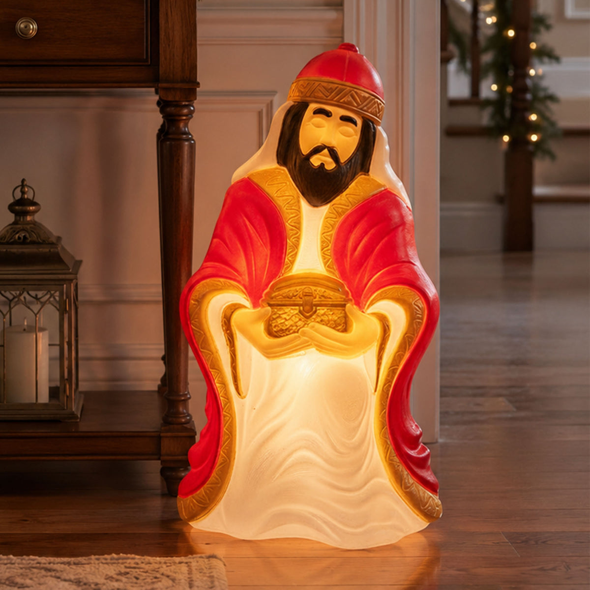Union Products 74120 27.5" LED Wiseman #1 Blow Mold Lighted Christmas Decoration - VMInnovations