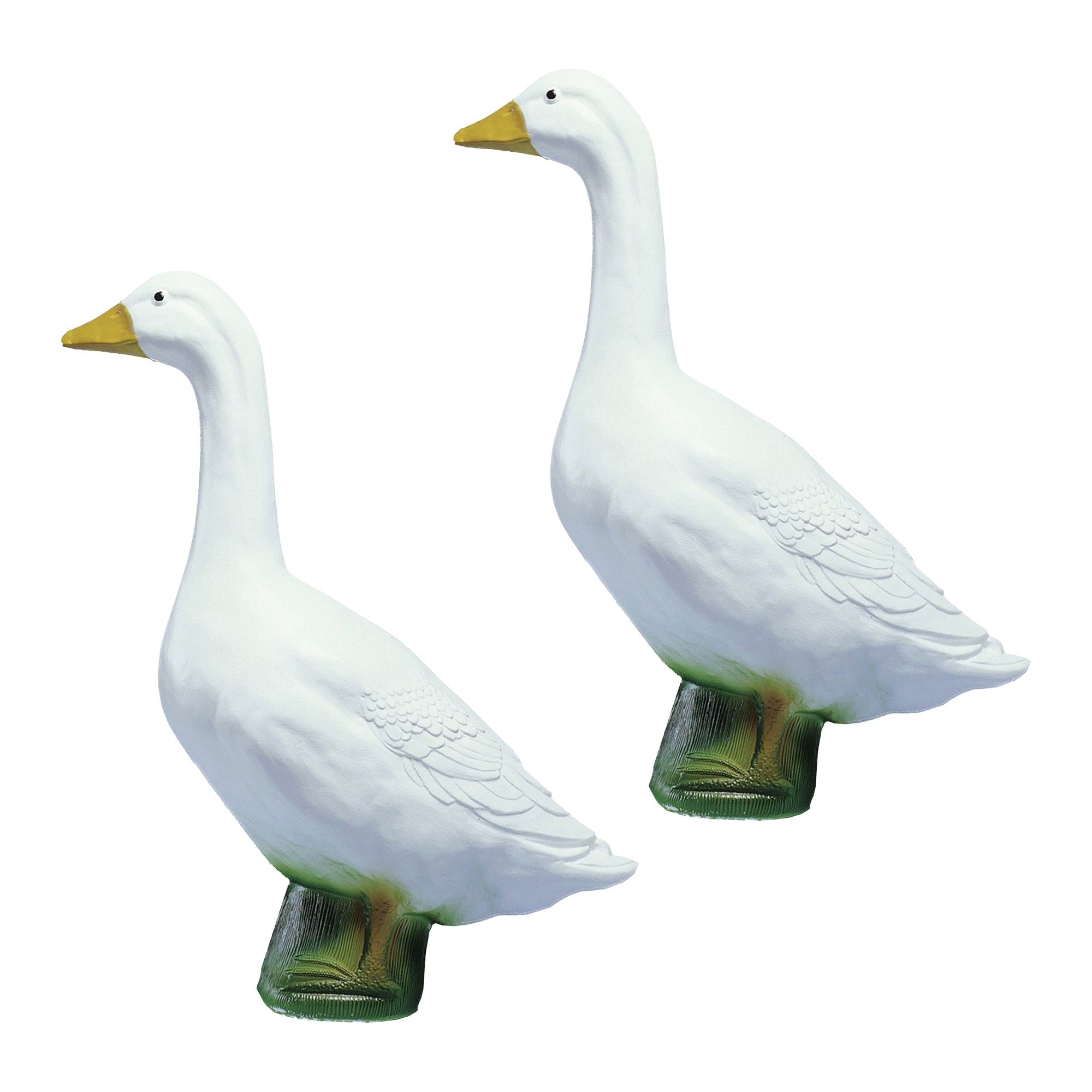 Union Products Wild Goose Outdoor Lawn Garden Statue, 23" Tall Figurine, 2 Pack - VMInnovations