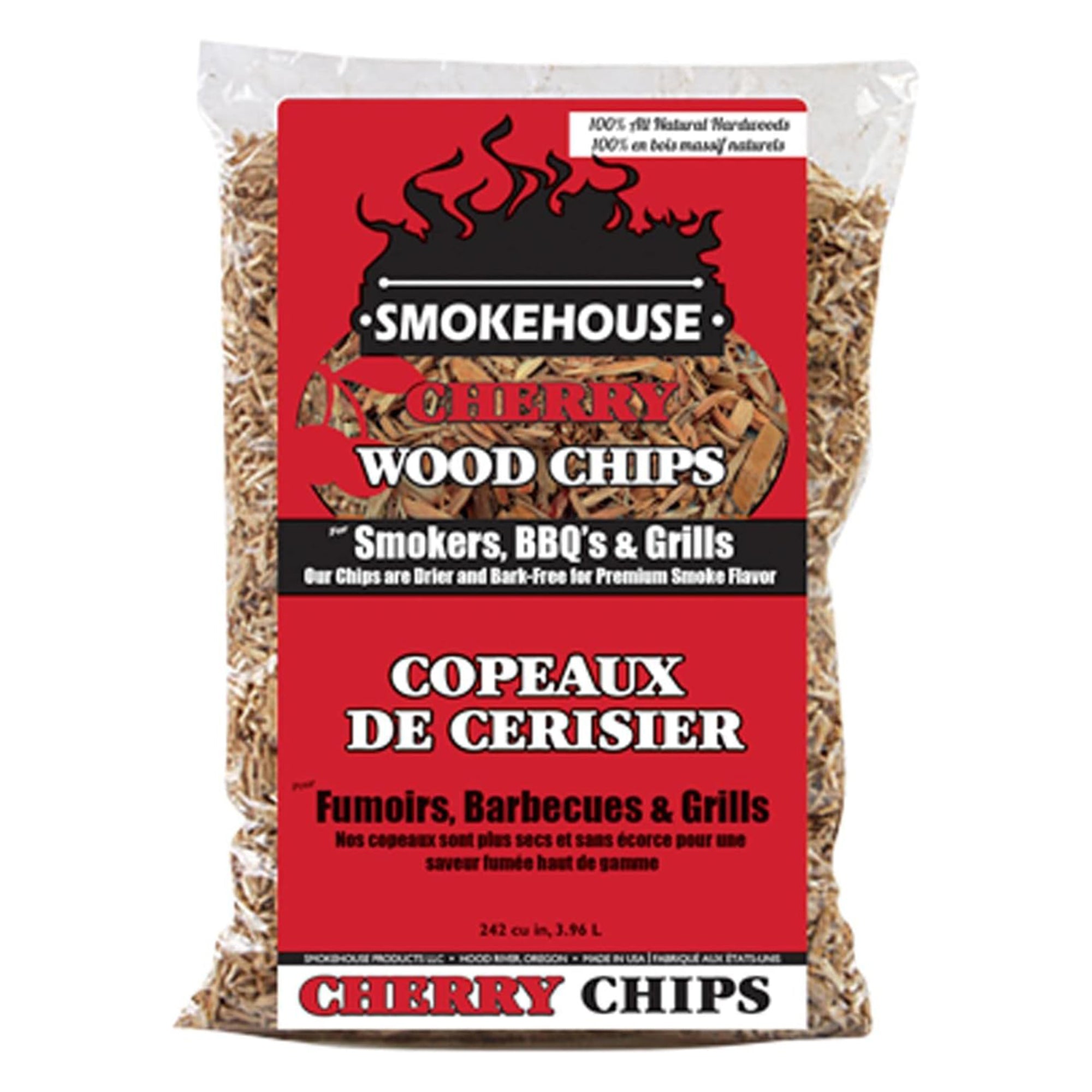 Smokehouse Cherry Fine Wood Chips, All Natural Premium Smoke Flavor, 12 pack - VMInnovations
