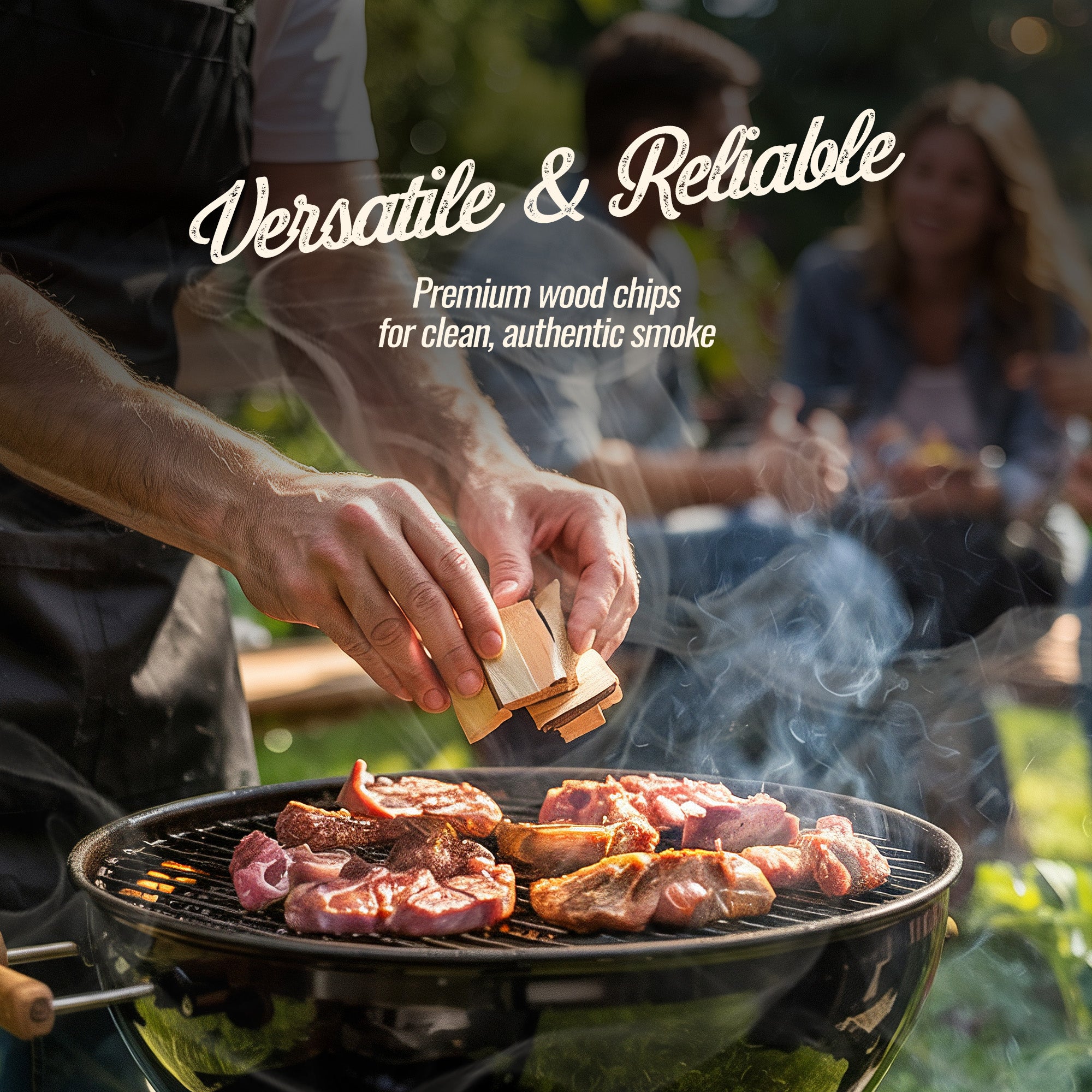 Smokehouse Mesquite Wood Chips, All Natural for Premium Smoke Flavor, 12 pack - VMInnovations