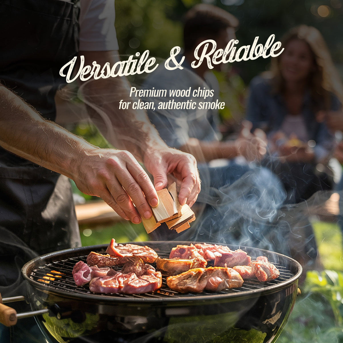 Smokehouse Mesquite Wood Chips, All Natural for Premium Smoke Flavor, 2 Pounds - VMInnovations