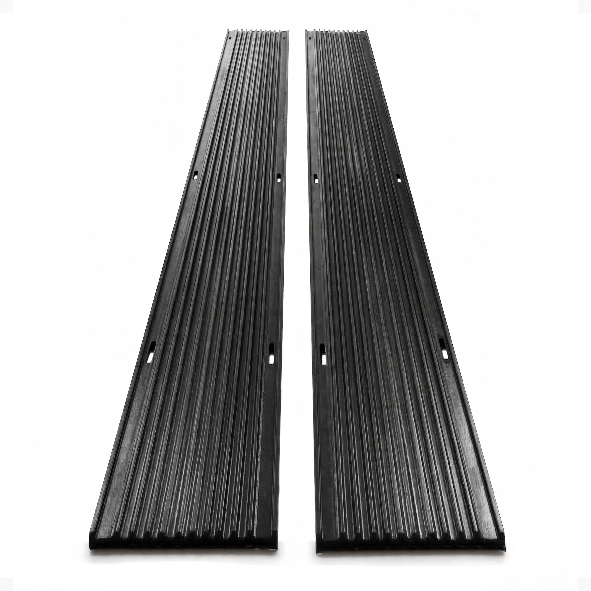 Black Ice 2 Pack 5-Foot Snowmobile Trailer Ski Guides for Friction-Free Loading - VMInnovations