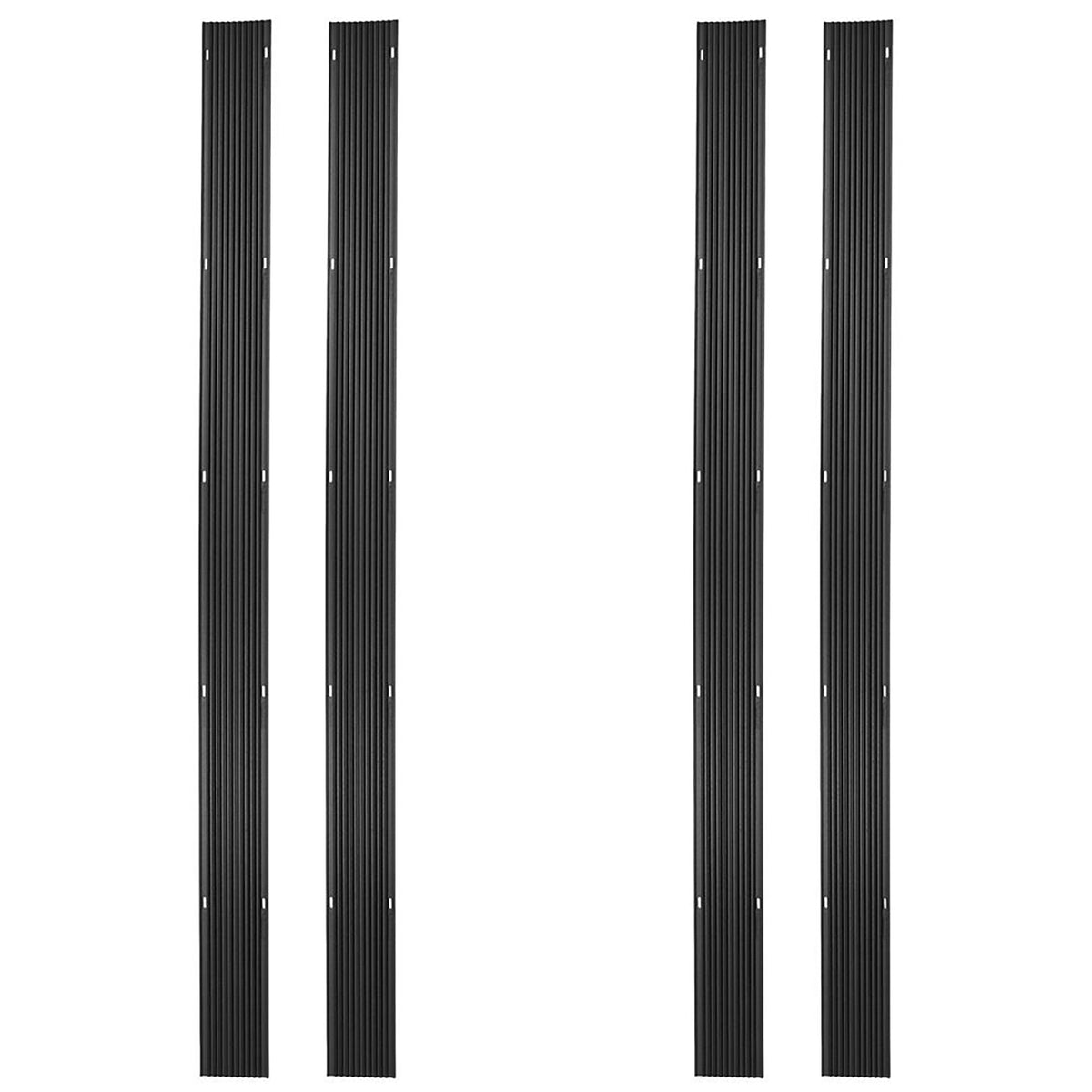 Black Ice 4pk 7' 10" Snowmobile Trailer Ski Guides for Friction-Free (Open Box)