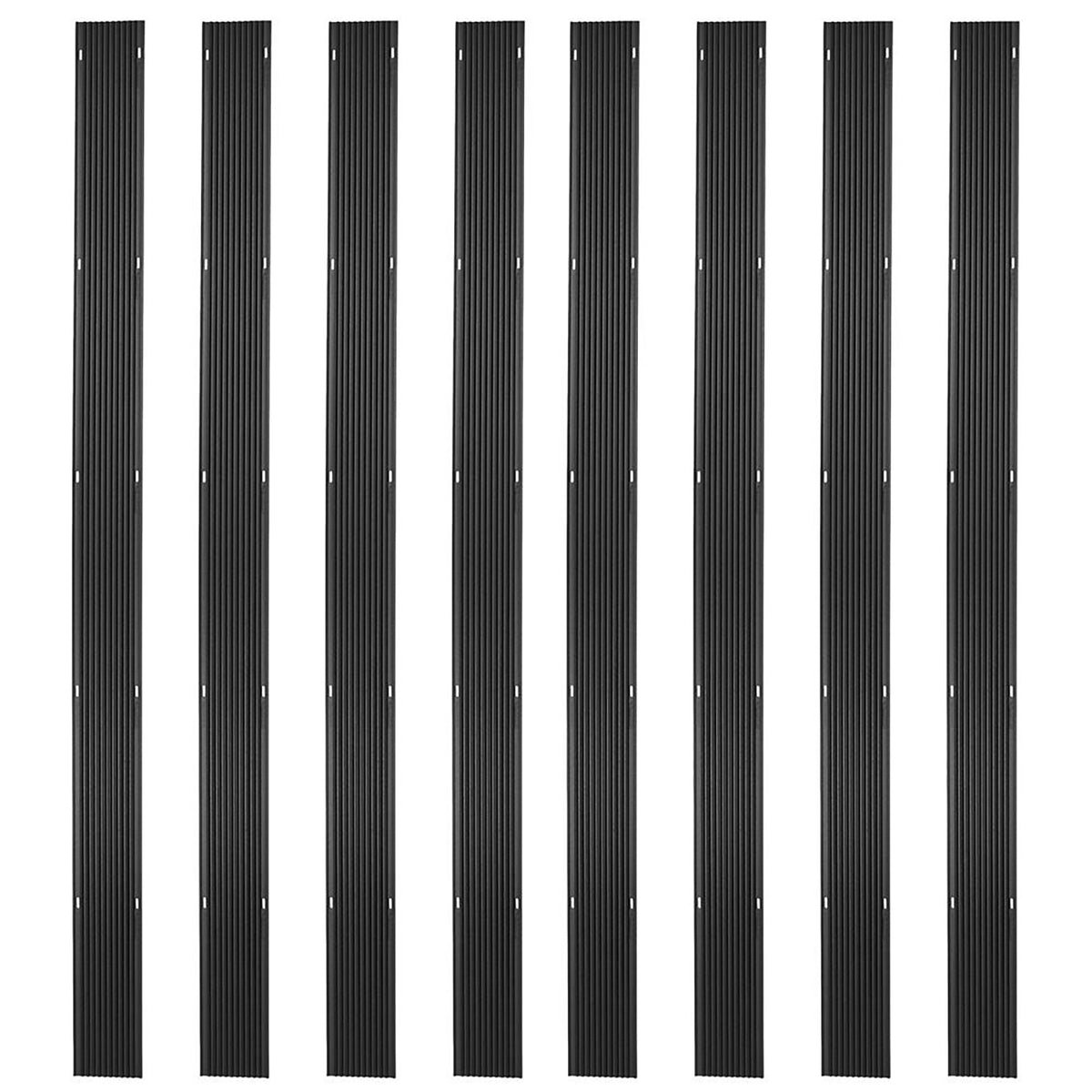 Black Ice 8pk 7' 10" Snowmobile Ski Guides for Friction-Free Loading (Open Box) - VMInnovations