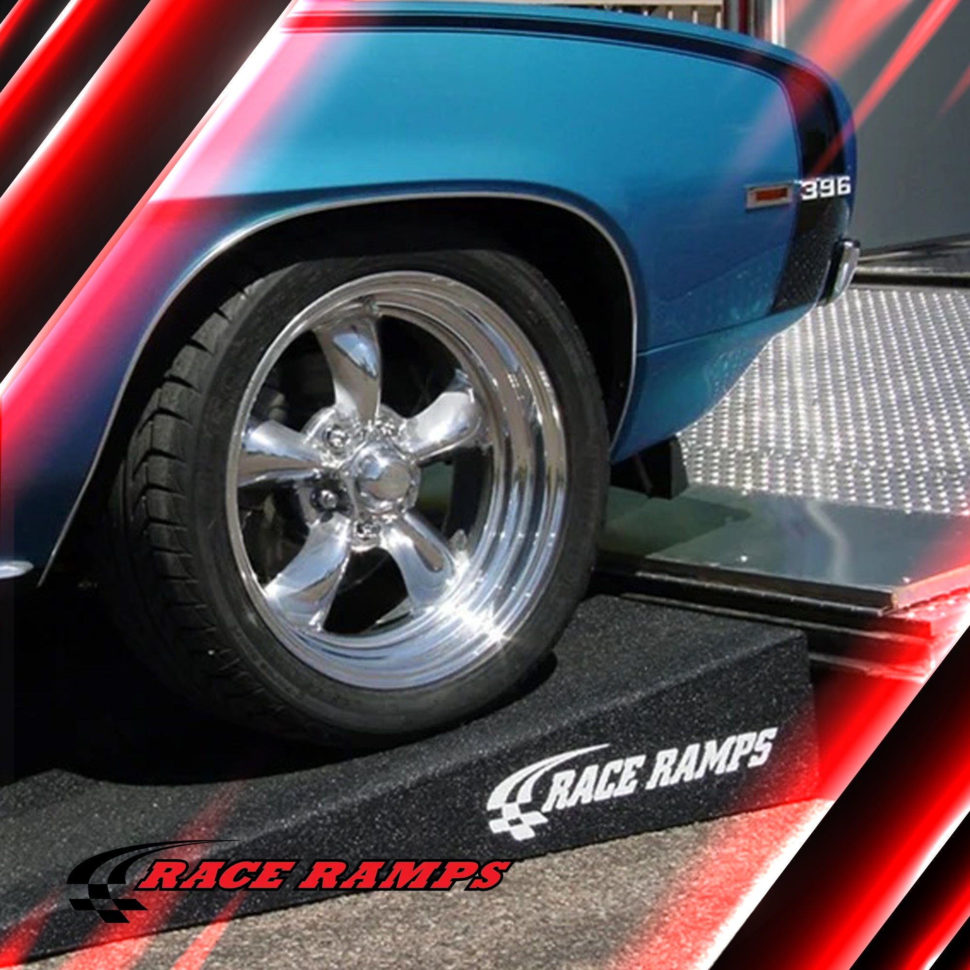 Race Ramps 4" Trailer Ramp Scratch Proof Lightweight Solid Core Design(Open Box) - VMInnovations