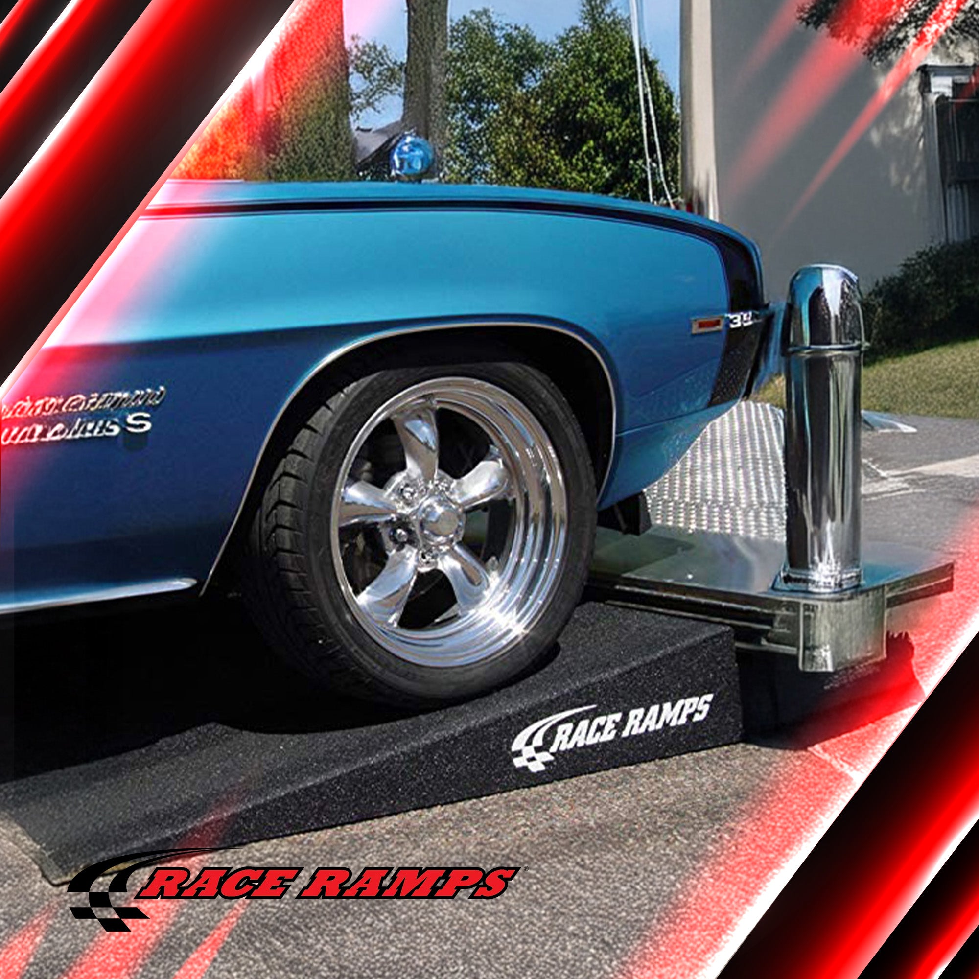 Race Ramps 7" Trailer Ramp Scratch Proof Lightweight Solid Core Design(Open Box) - VMInnovations