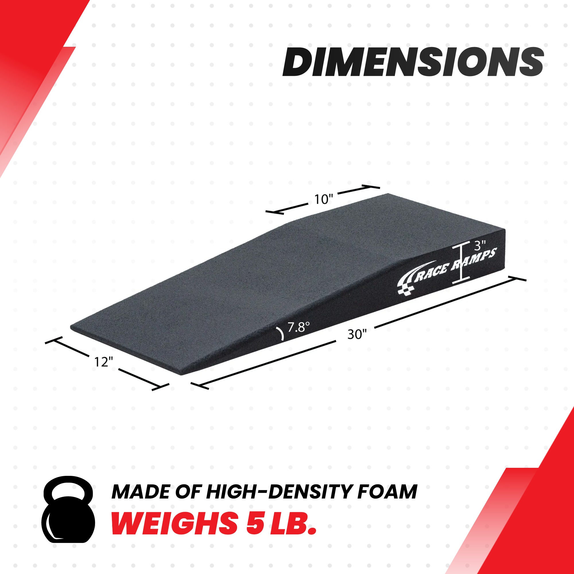 Race Ramps Trak-Jax Lightweight Car Lift Ramps Low Profile Vehicles RR-TJ, Black