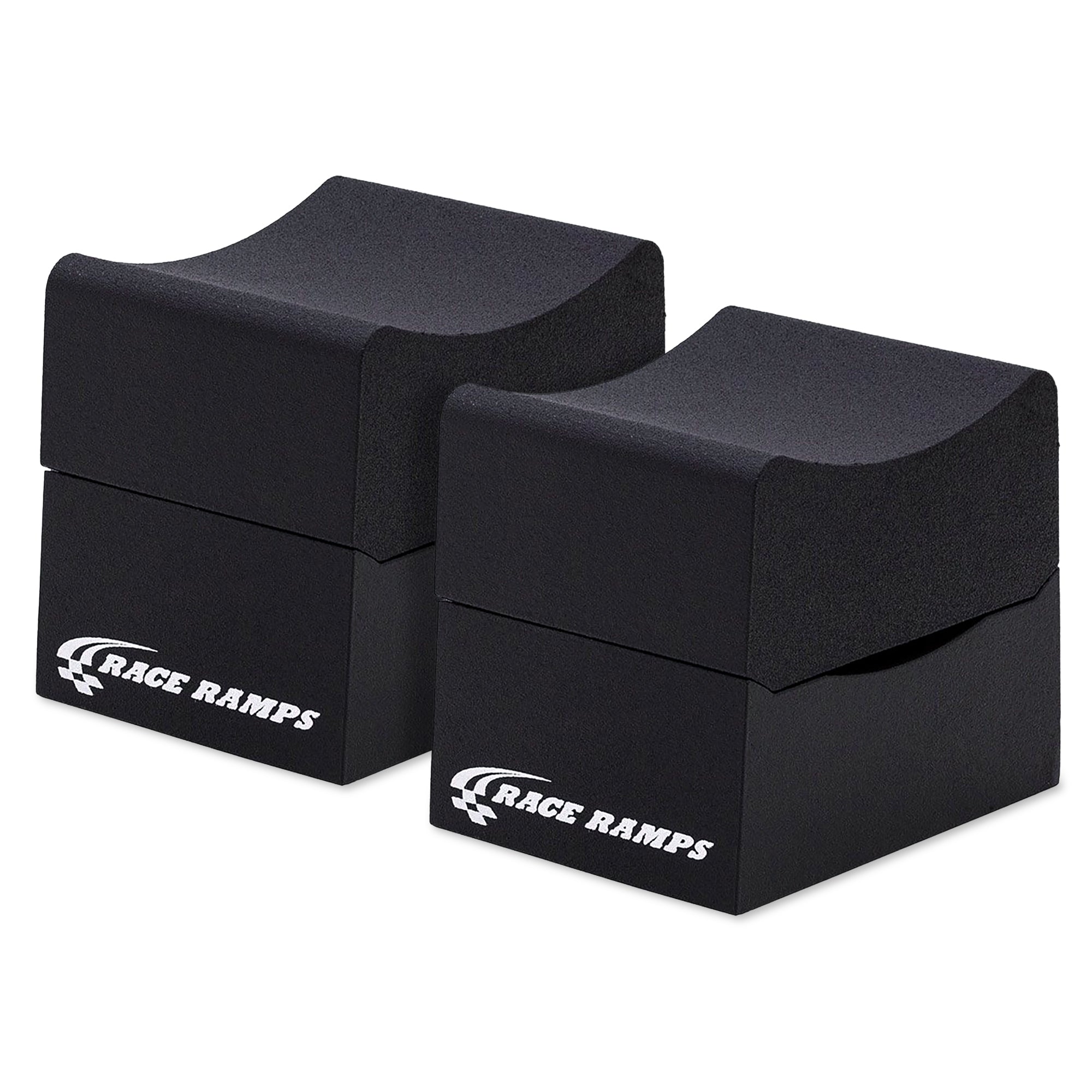 Race Ramps 12" Adjustable Wheel Cribs Car Maintenance Display, RR-WC-12-2, Black