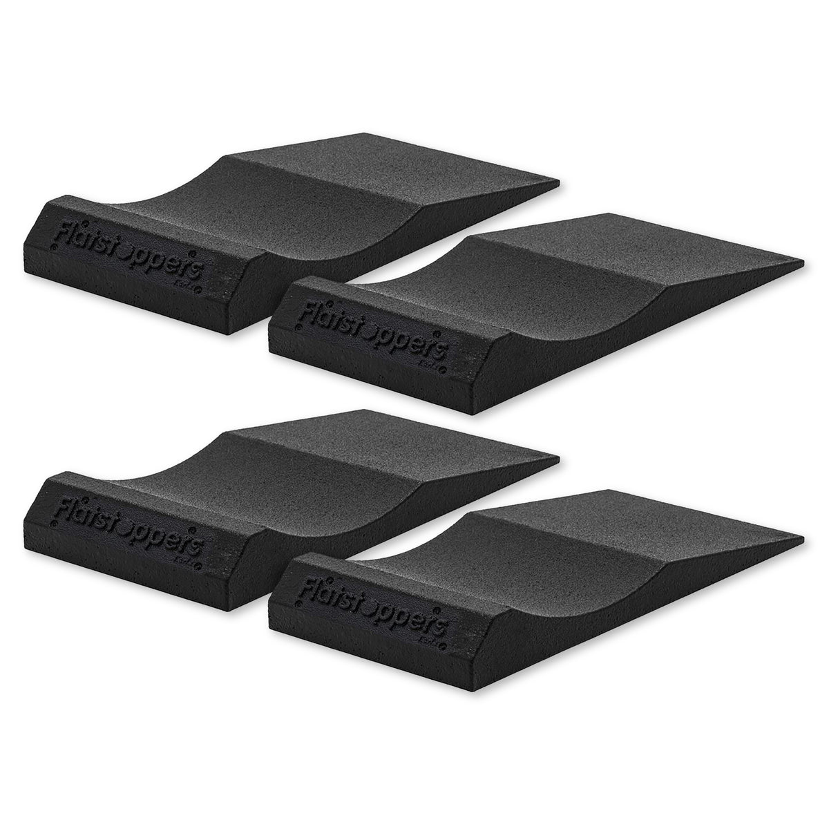 Race Ramps FlatStoppers, Tire Saver Ramps for Car Storage, 14" Wide, Set of 4