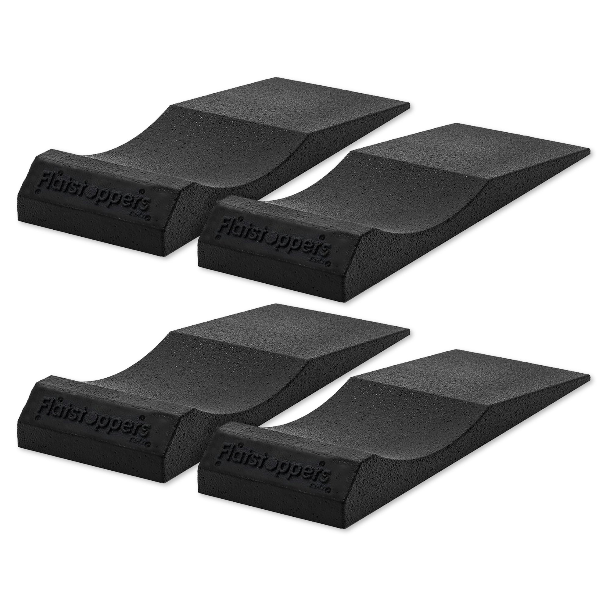 Race Ramps FlatStoppers, Tire Saver Ramps for Car Storage, 10" Wide, Set of 4 - VMInnovations