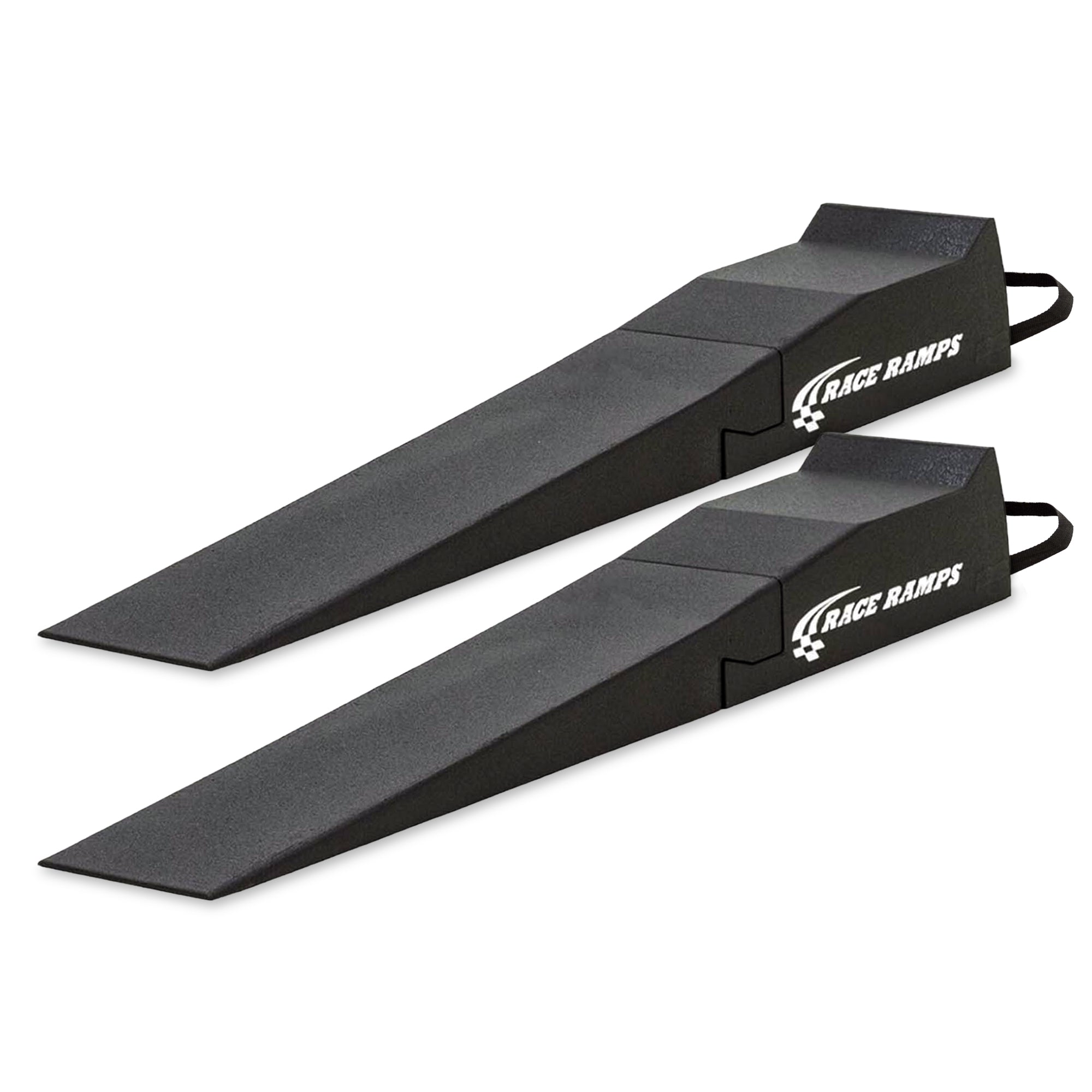 Race Ramps Lightweight Car Service Ramps for 10" Lift, Anti-Slip, RR-72-2, Black