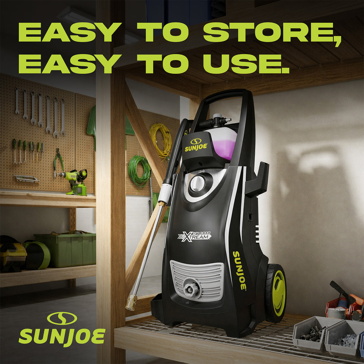 Sun Joe XTREAM Clean Electric Pressure Washer w/Wand, SPX3000-XT, PWMA Certified (For Parts)