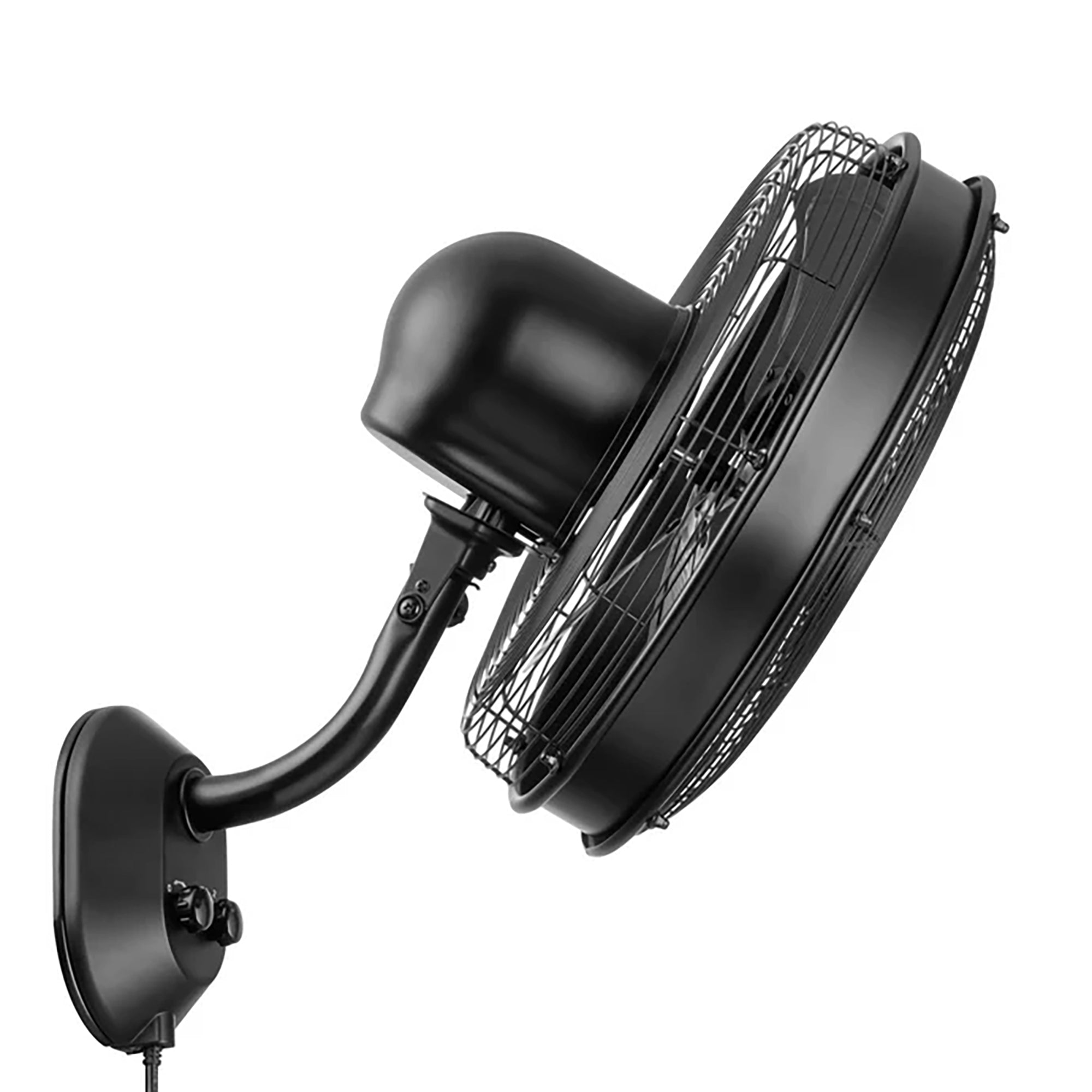 Mule 18 Inch Wall Mount Outdoor Oscillating Wet Rated Airflow Fan (Open Box) - VMInnovations