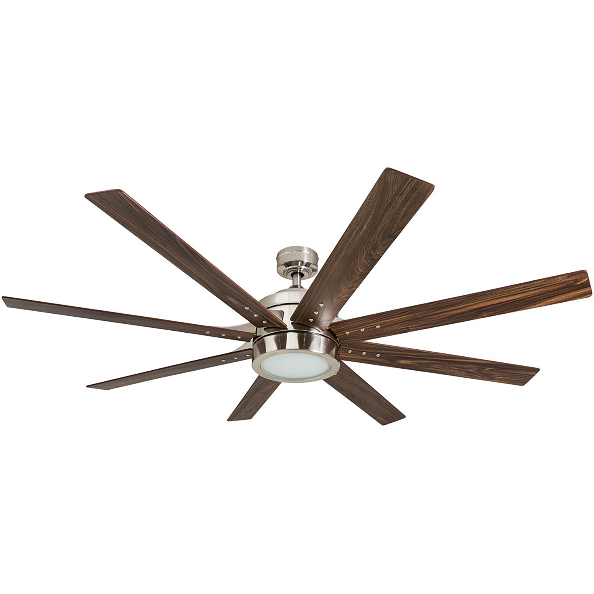 Honeywell Xerxes Ceiling Fan, Quiet Motor & Remote Control, 62",Nickel(Open Box) - VMInnovations