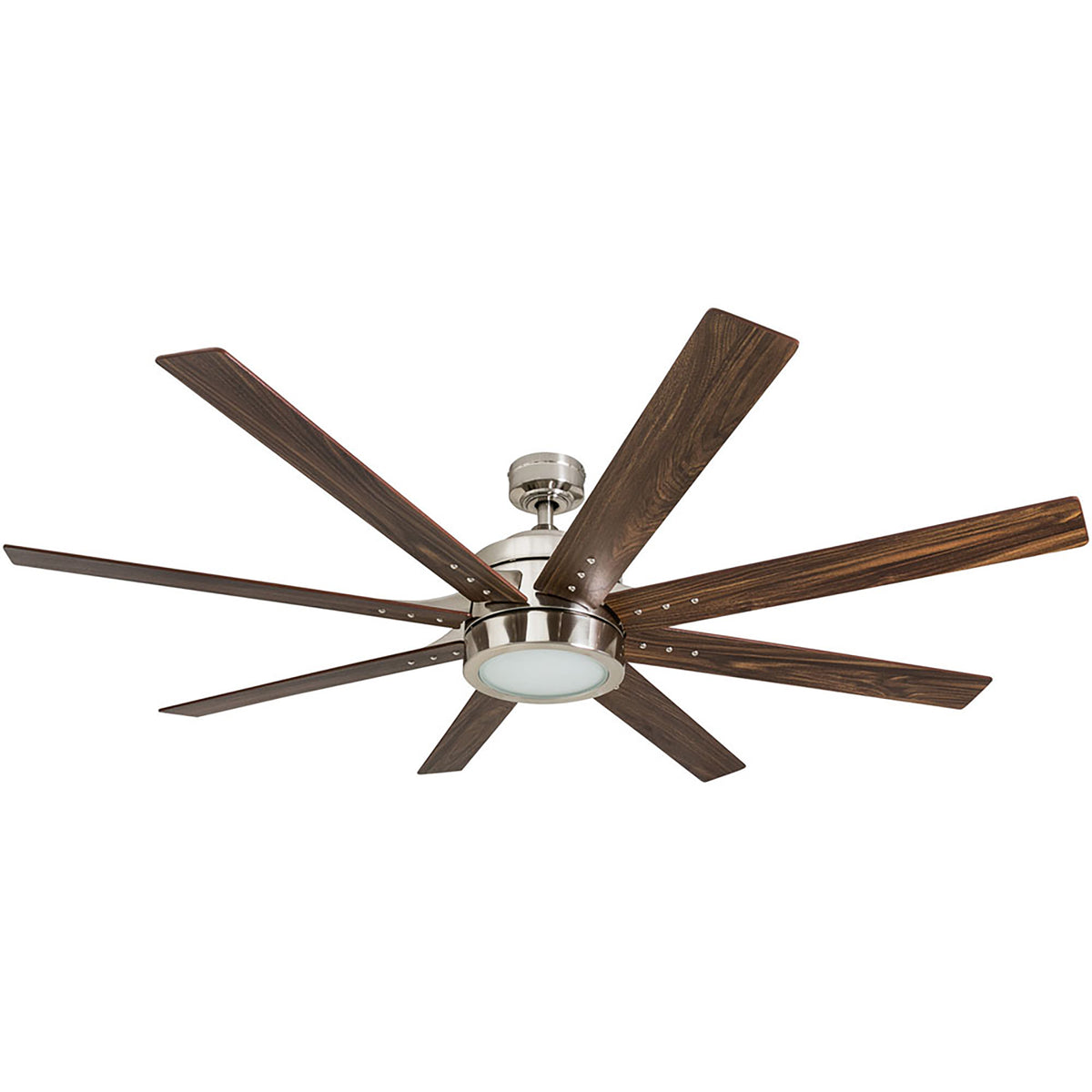 Honeywell Xerxes Ceiling Fan, Quiet Motor & Remote Control, 62",Nickel(Open Box) - VMInnovations