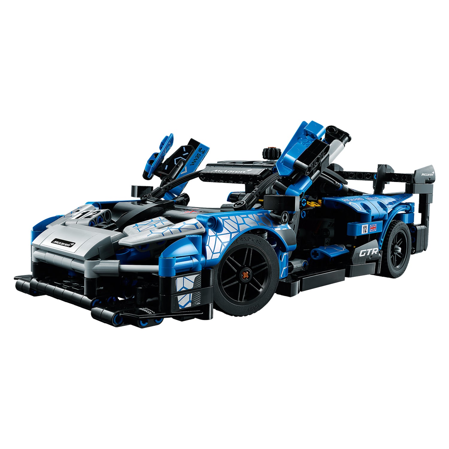 LEGO Technic 42123 McLaren Senna Block Building Set with Skiing Santa Claus Toy