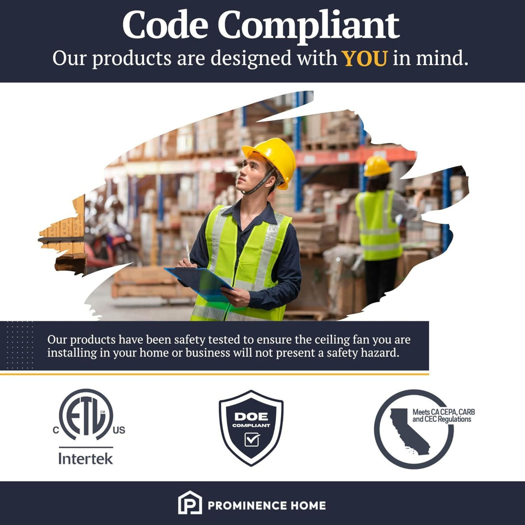 Prominence Home 52 Inch Ennora LED Ceiling Fan with Light and 5 Blades, Bronze - VMInnovations