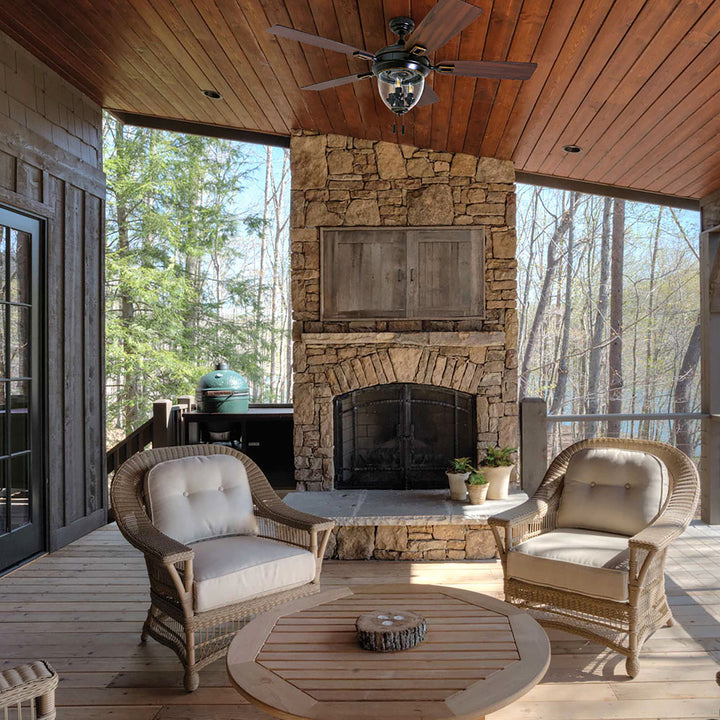 Honeywell Glencrest Ceiling Fan, Quite Motor and Pull Chain Control, 52", Bronze - VMInnovations