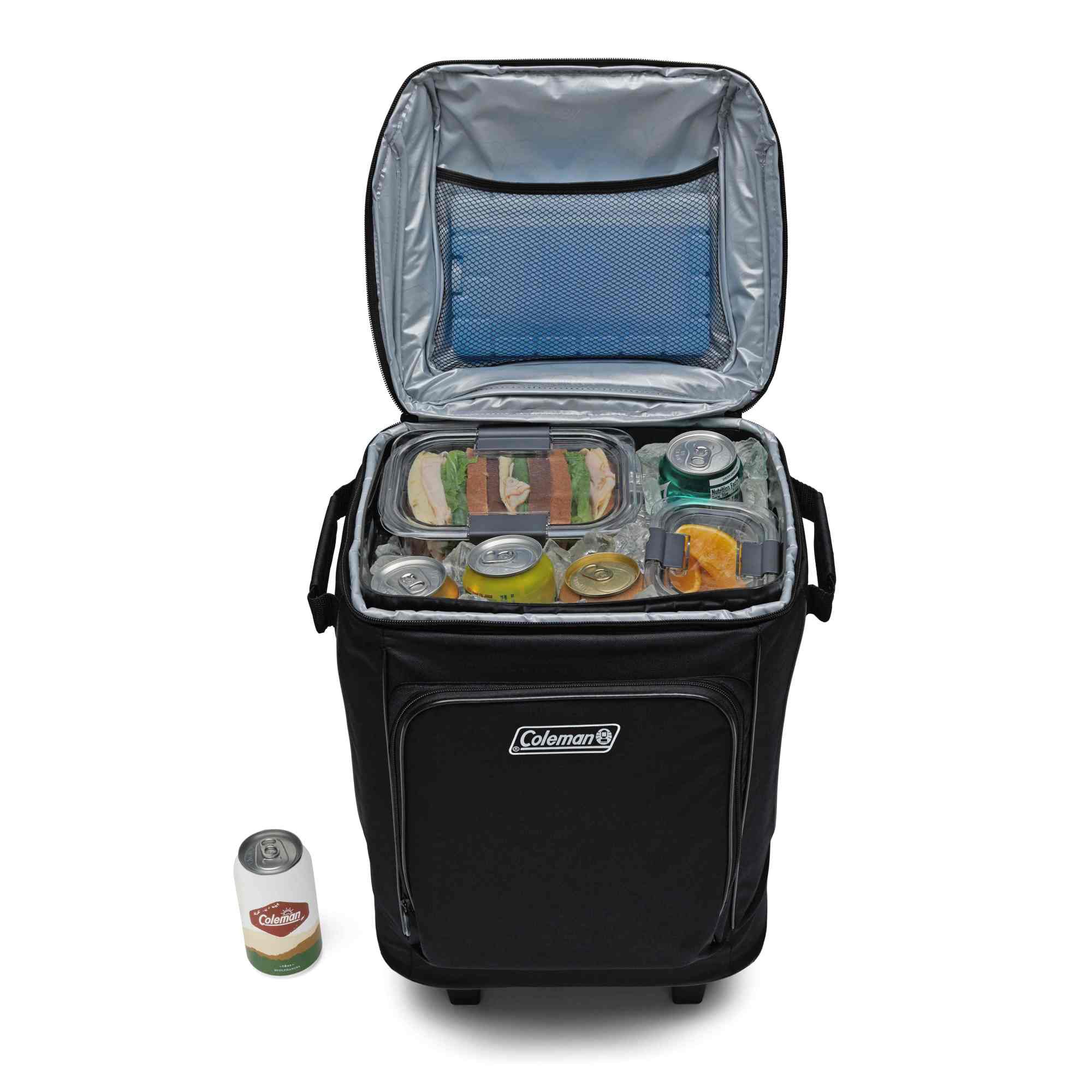 Coleman CHILLER 42-Can SoftSided Cooler w/Wheels, Portable & Insulated(Open Box)