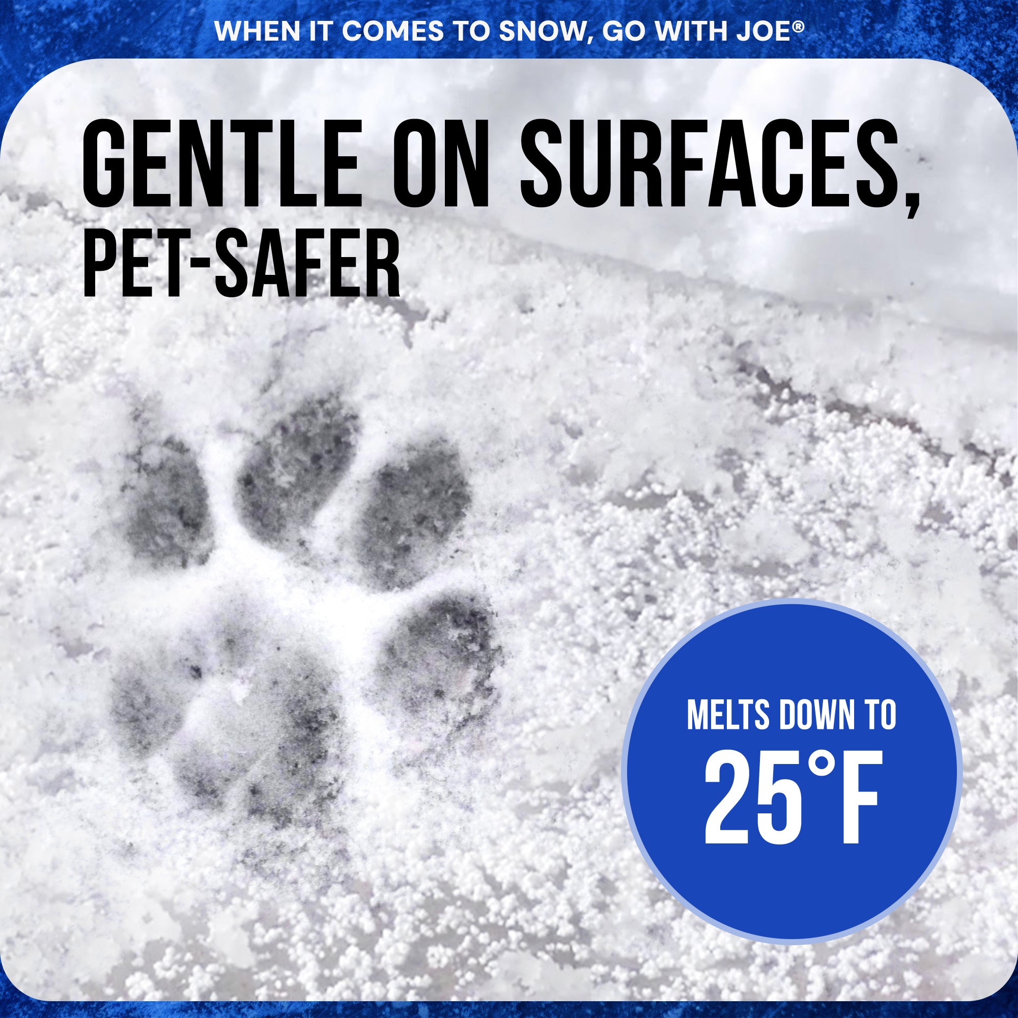 Snow Joe Melt 2 Go Crystal Snow & Ice Melt for Sidewalk, 50 lb, White - VMInnovations