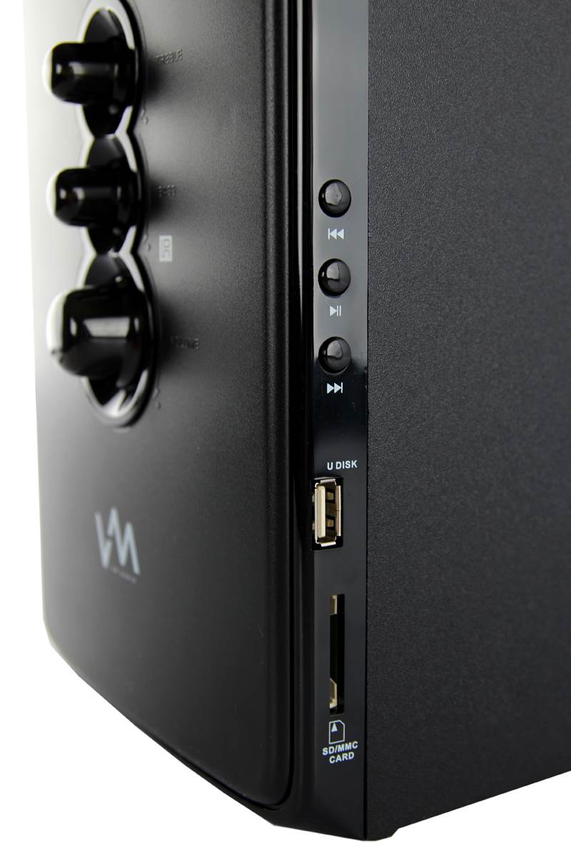 VM Audio EXCS210 350 Watt 2.1 Home/Computer Speakers Multimedia System USB/SD