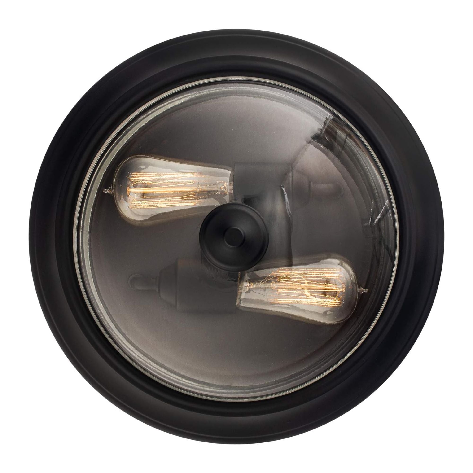 Prominence Home 13” Flush Mount Indoor Ceiling Light, Madalyn, 51379-01, Bronze - VMInnovations