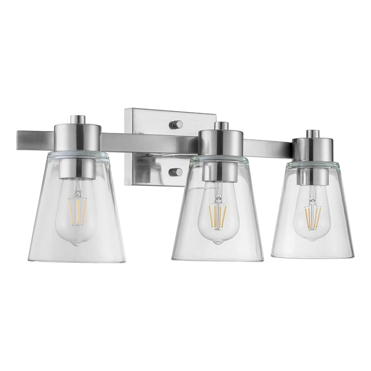 Prominence Home Fairendale 3 Light Wall Vanity Light, Brushed Nickel (Open Box) - VMInnovations
