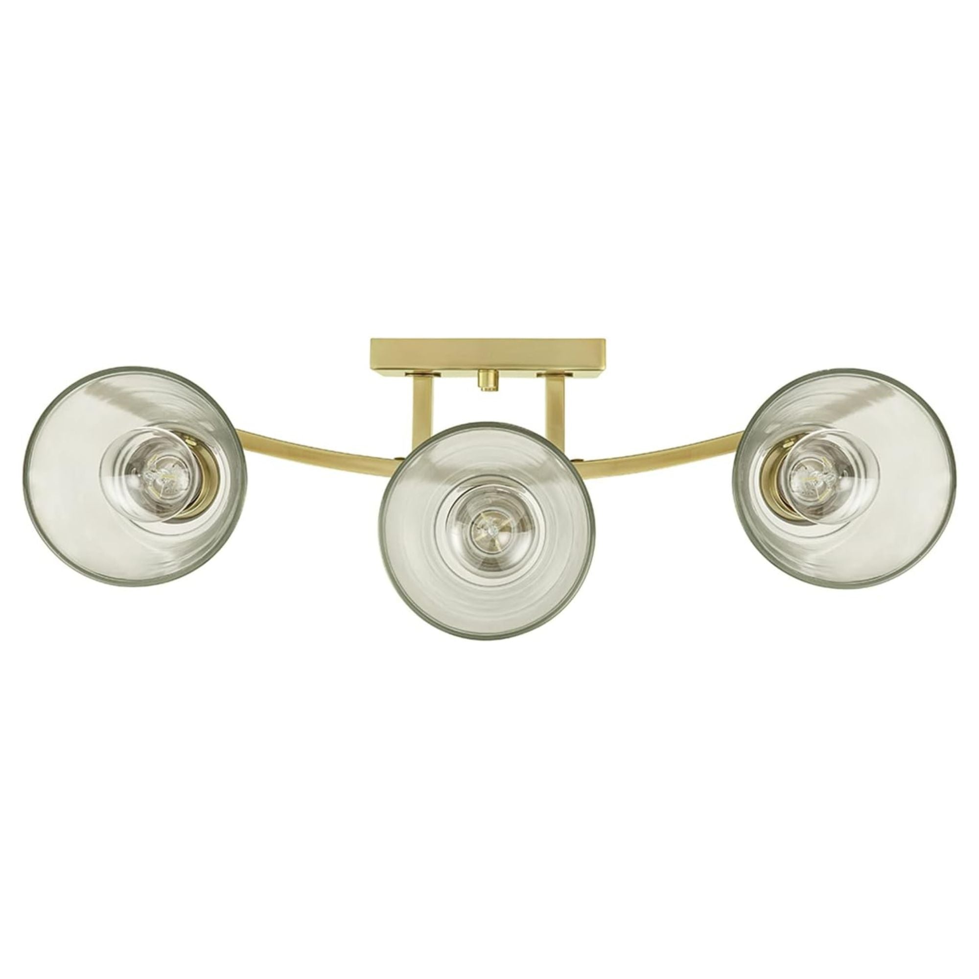 Prominence Home 2 Pack Fairendale 3 Light Bathroom Wall Vanity Light, Soft Gold