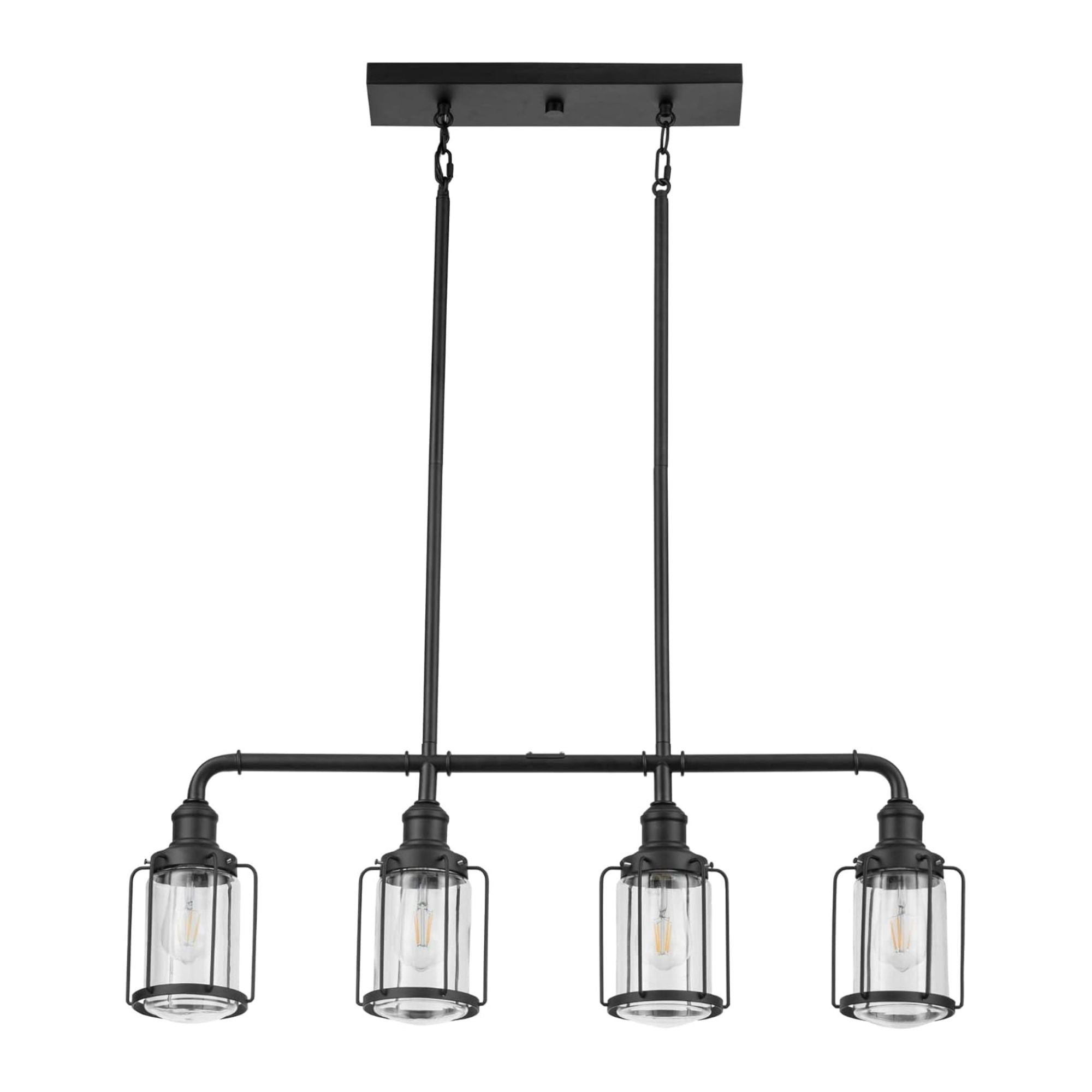 Prominence Home Lincoln Woods 4 Light Kitchen Island Linear Pendant Bar Light - VMInnovations