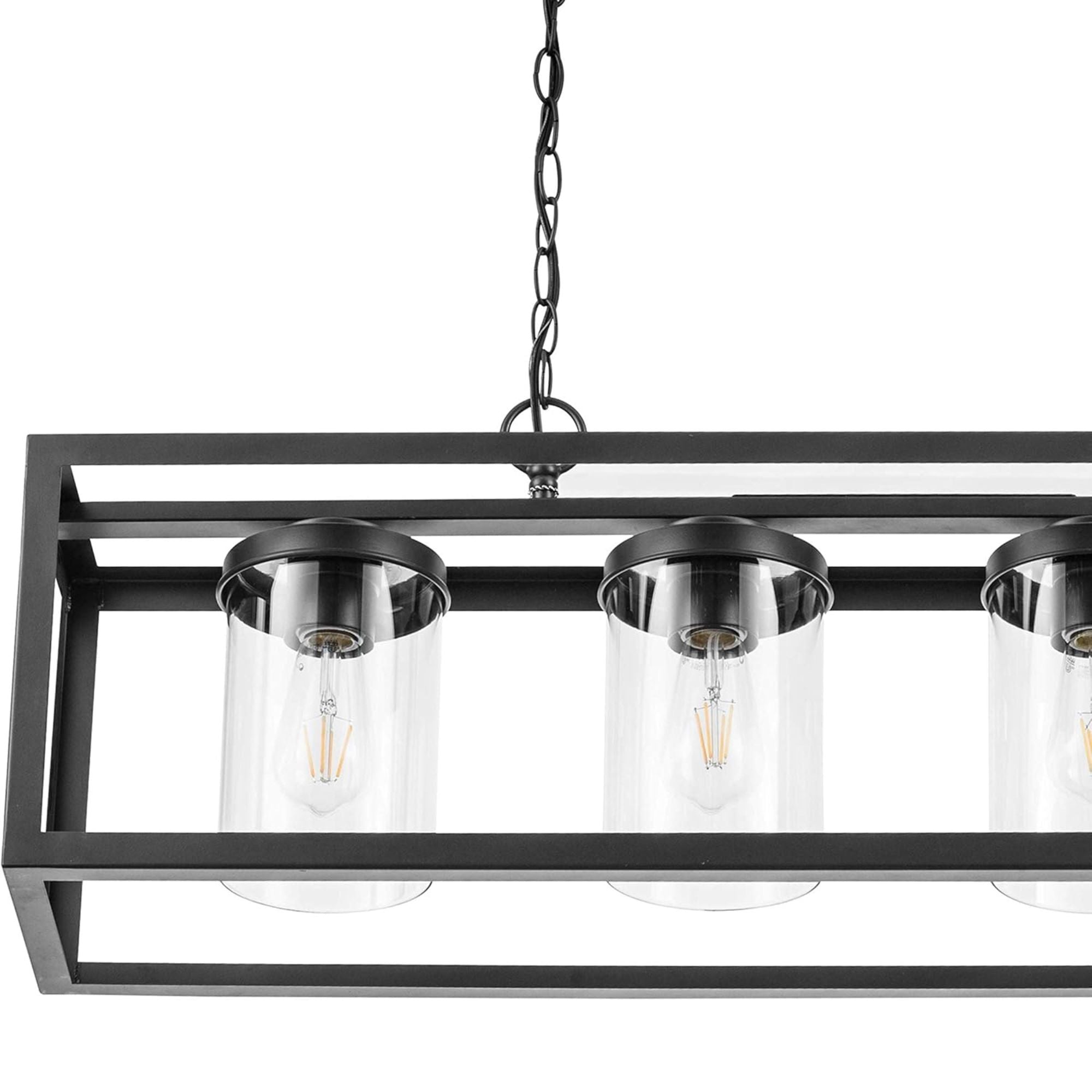 Prominence Home Sitka 4 Light Kitchen Island Linear Pendant Chandelier(Open Box)