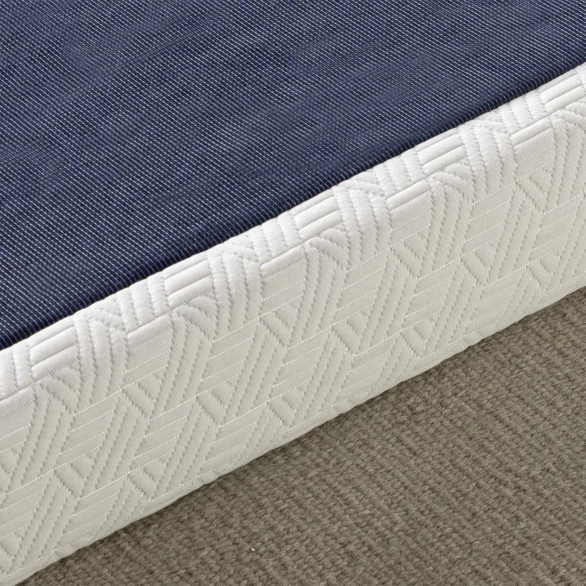 Best Price Mattress 4-Inch Metal Box Spring with Sturdy Steel Frame, Twin, Blue - VMInnovations