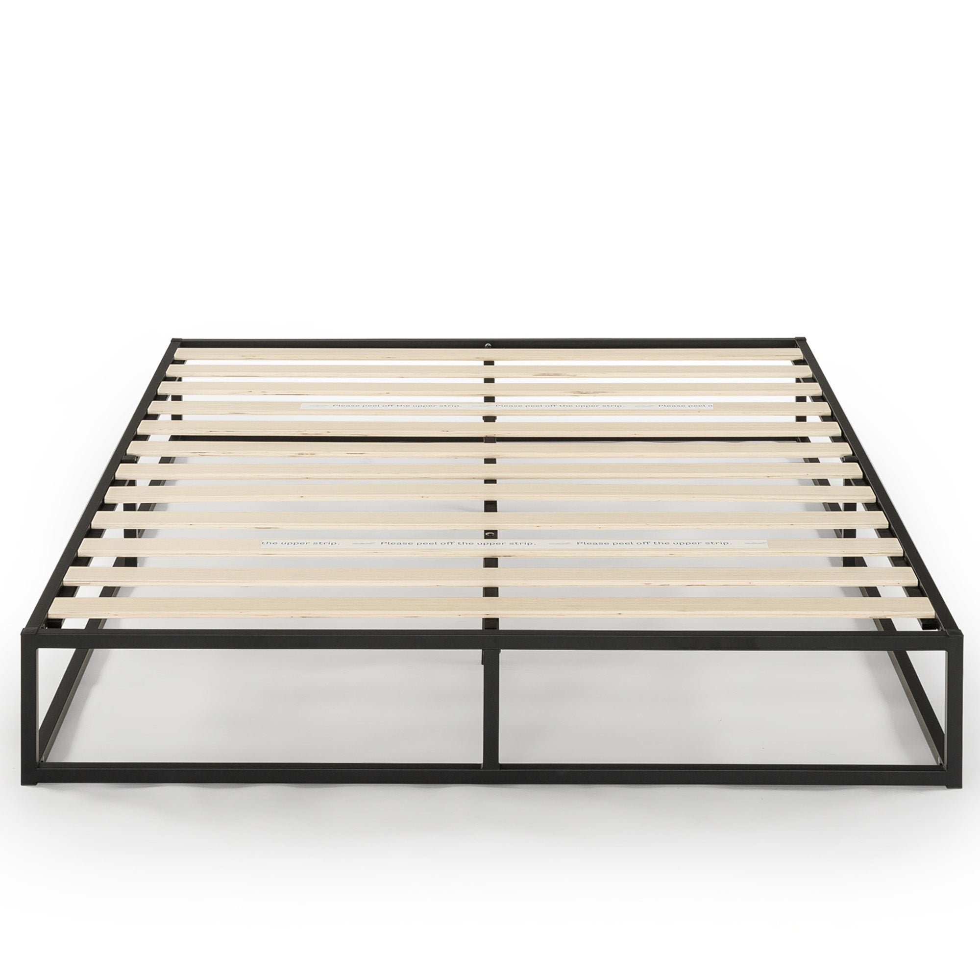 Mellow 10" Metal Platform Bed Frame w/Slat Foundation, King (Open Box) - VMInnovations