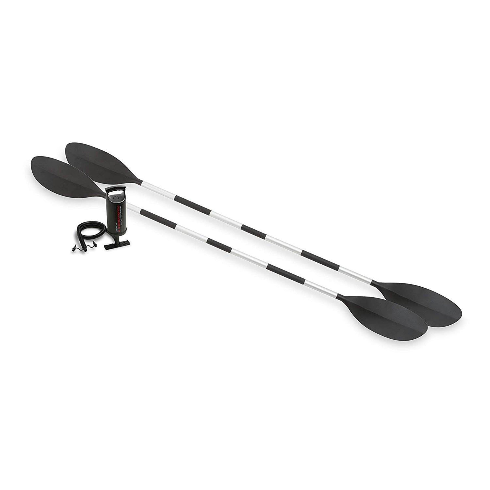 Intex 2-Person Inflatable Kayak w/ Oar & Pump 2 pack & 1-Person Inflatable Kayak