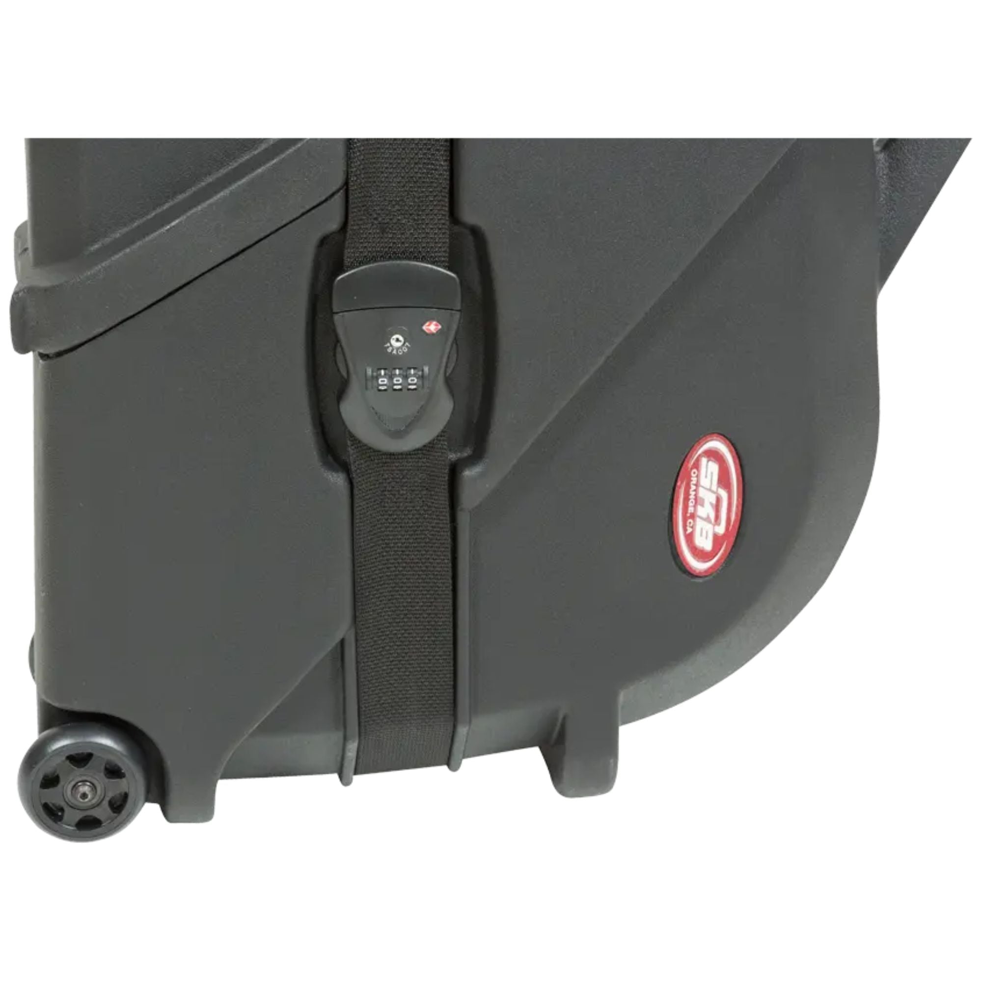 SKB ATA Roto Electric Bass Guitar Hard Case with TSA Locking Latches, Black - VMInnovations