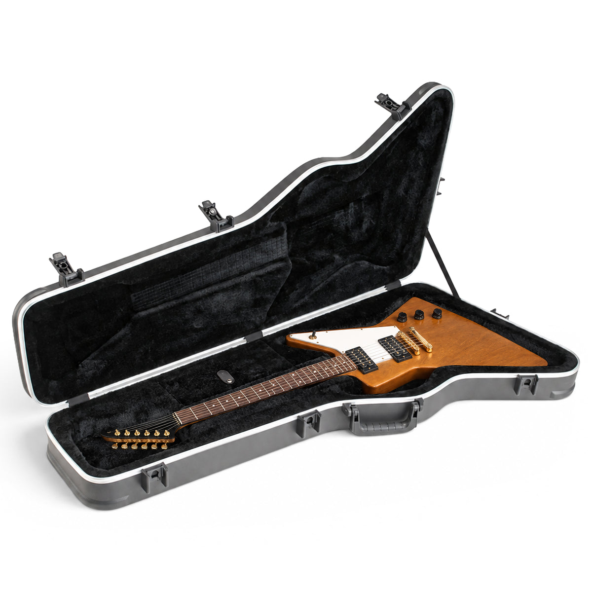SKB Explorer Firebird Hardshell Guitar Case with Plush Interior and TSA Latches - VMInnovations