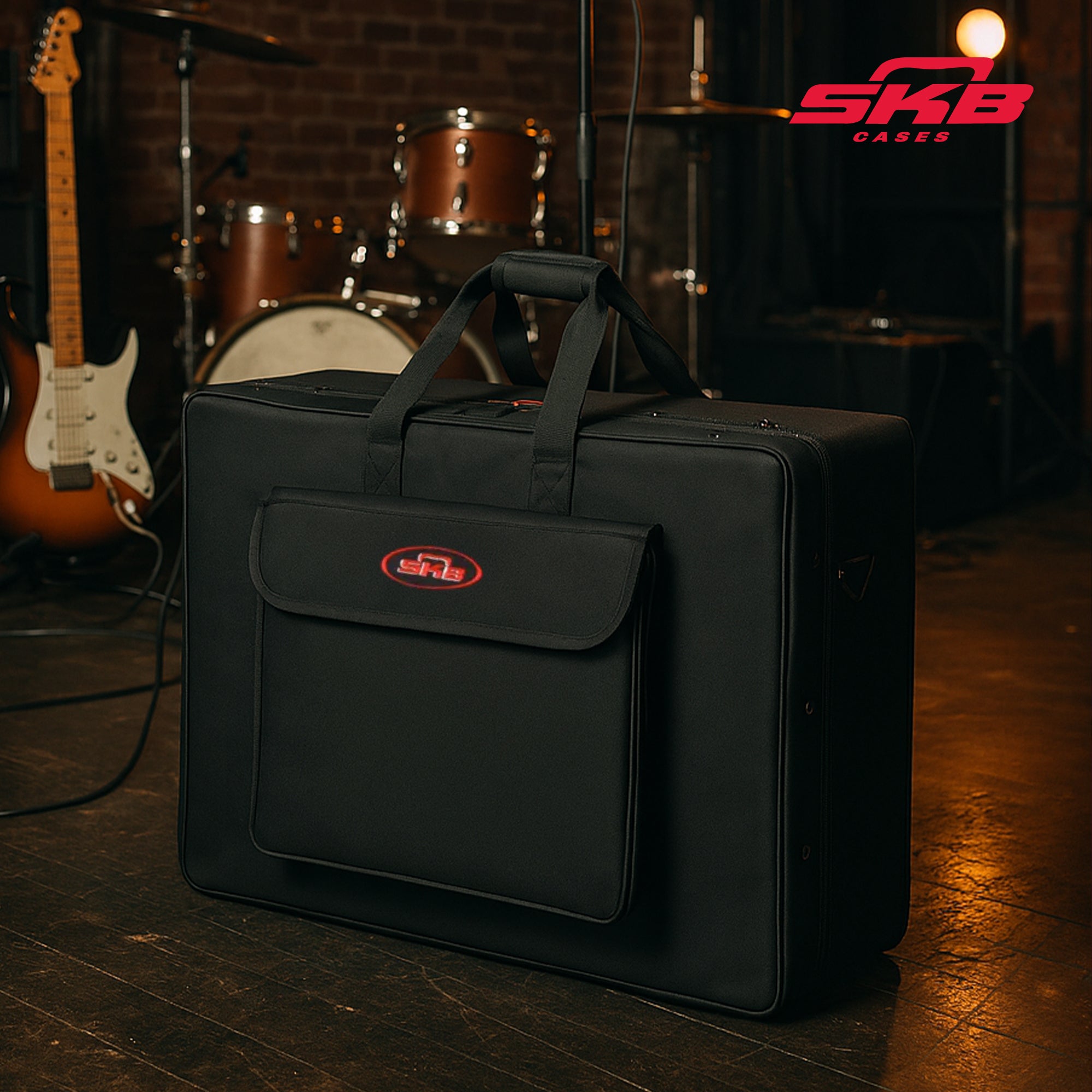 SKB Pedalboard Soft Case Canvas Bag with Padded Interior and Accessory Pouch - VMInnovations